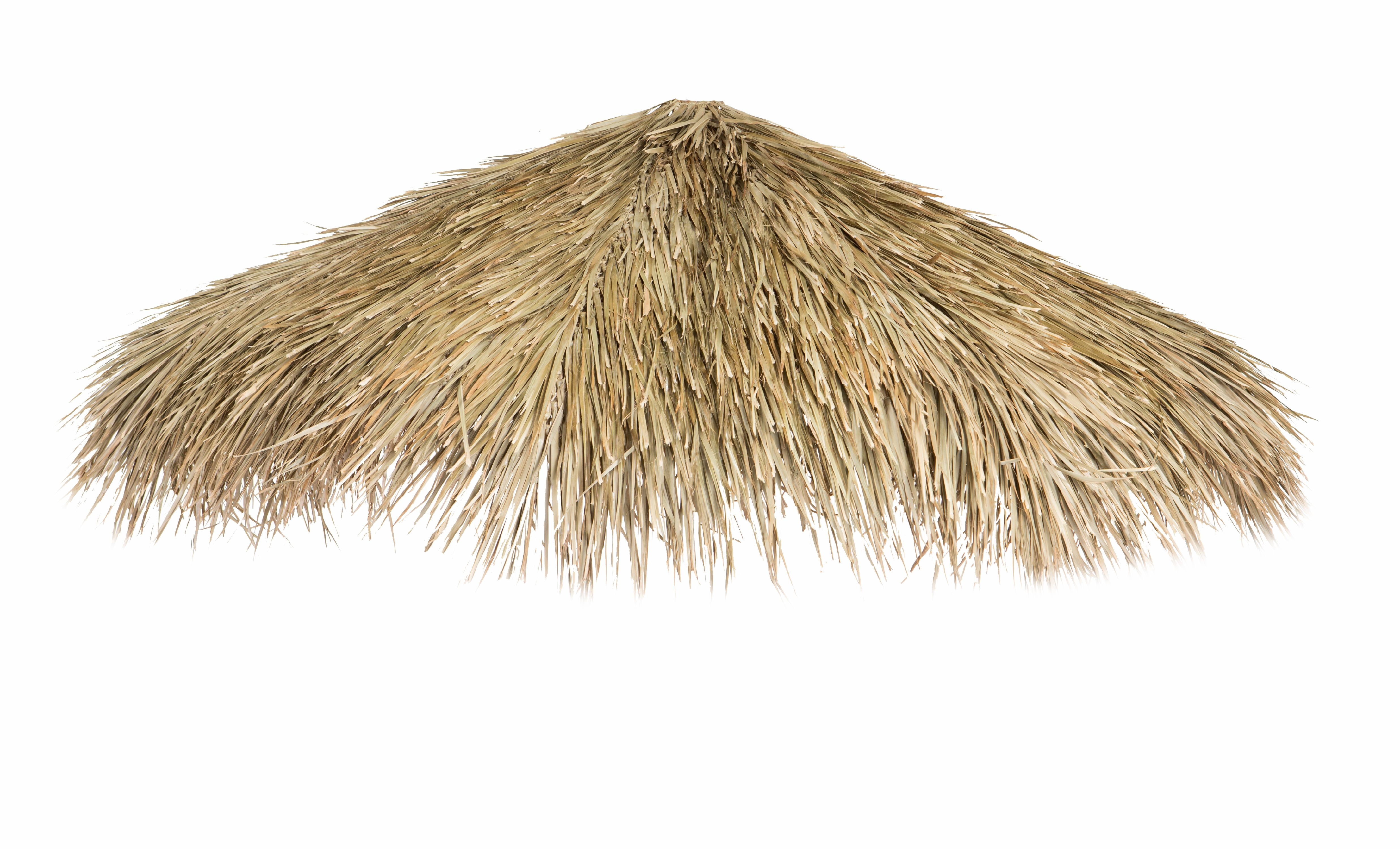 Backyard X-Scapes Mexican Palm Thatch Umbrella Cover, Natural, 9'