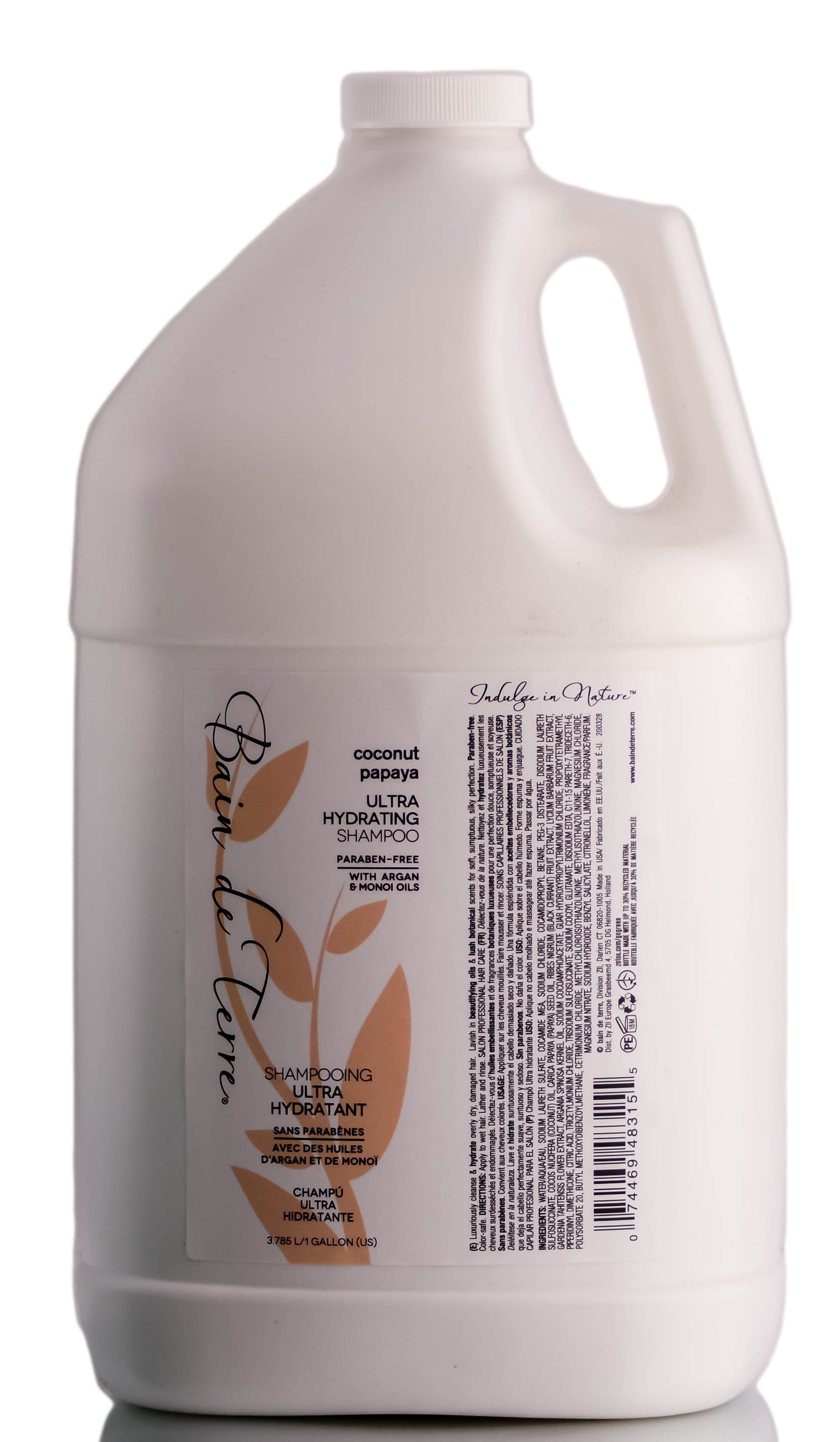 Bain de Terre Coconut Papaya Ultra Hydrating Shampoo (128 oz)