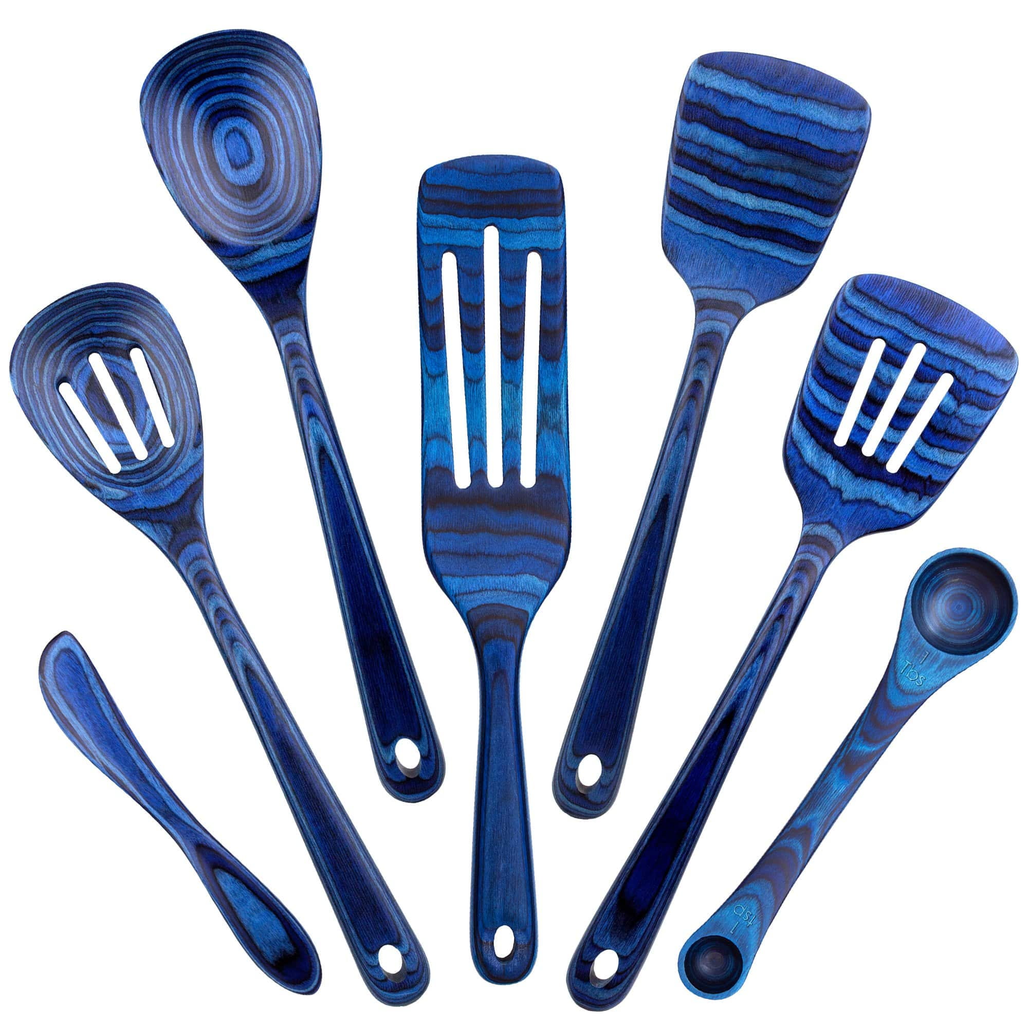 Baltique Malta Collection 7 Piece Cooking Utensil Set, Safe for Nonstick
