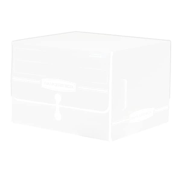 Bankers Box, FEL00061, Drop Front Storage Boxes, 12 / Carton, Wood Grain