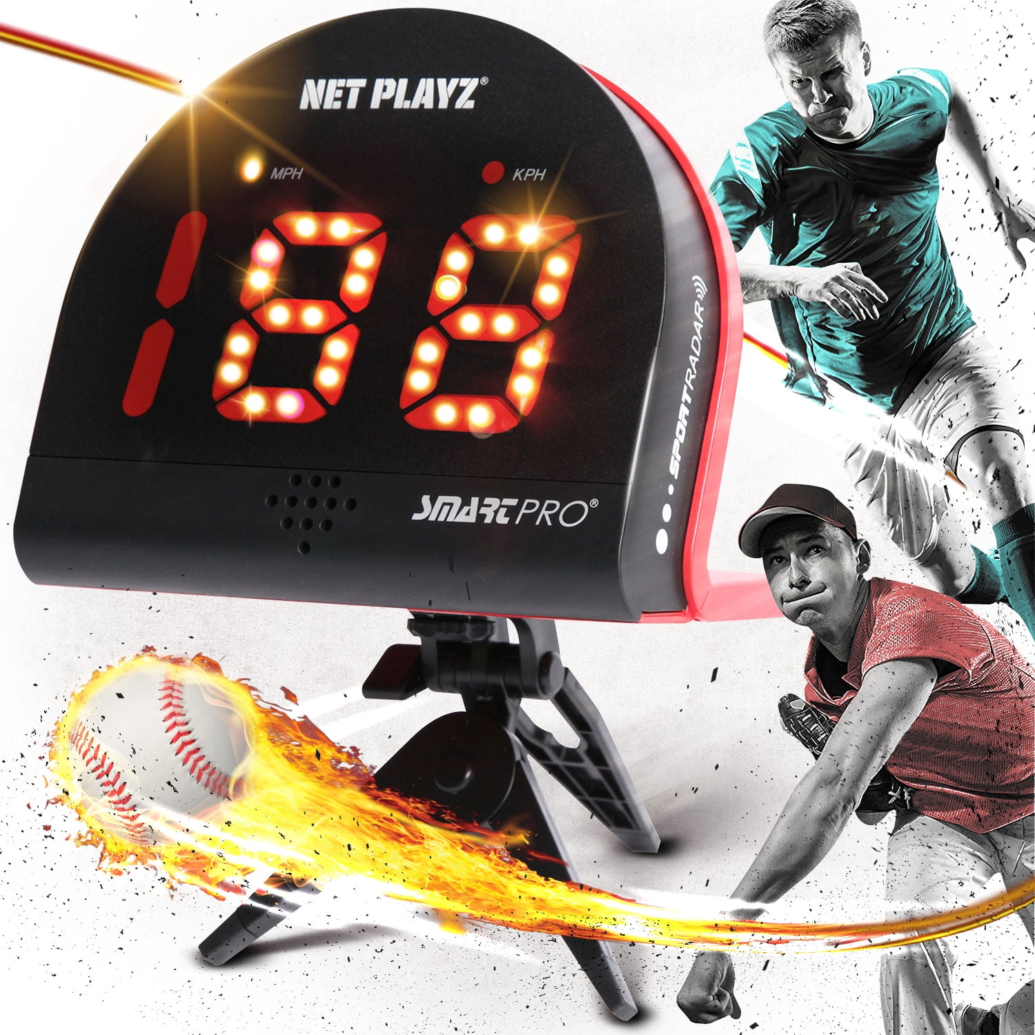 Baseball Radars, Speed Sensors Training Equipment (Hands-Free Radar Guns, Pitching Speed Guns) | Baseball Gifts, High-Tech Gadget & Gear for Baseball Players