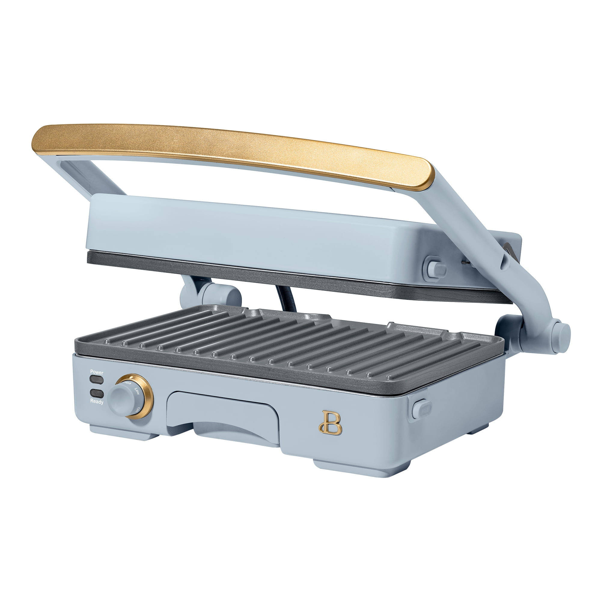Beautiful 2-in-1 Panini Press & Grill, Cornflower Blue by Drew Barrymore