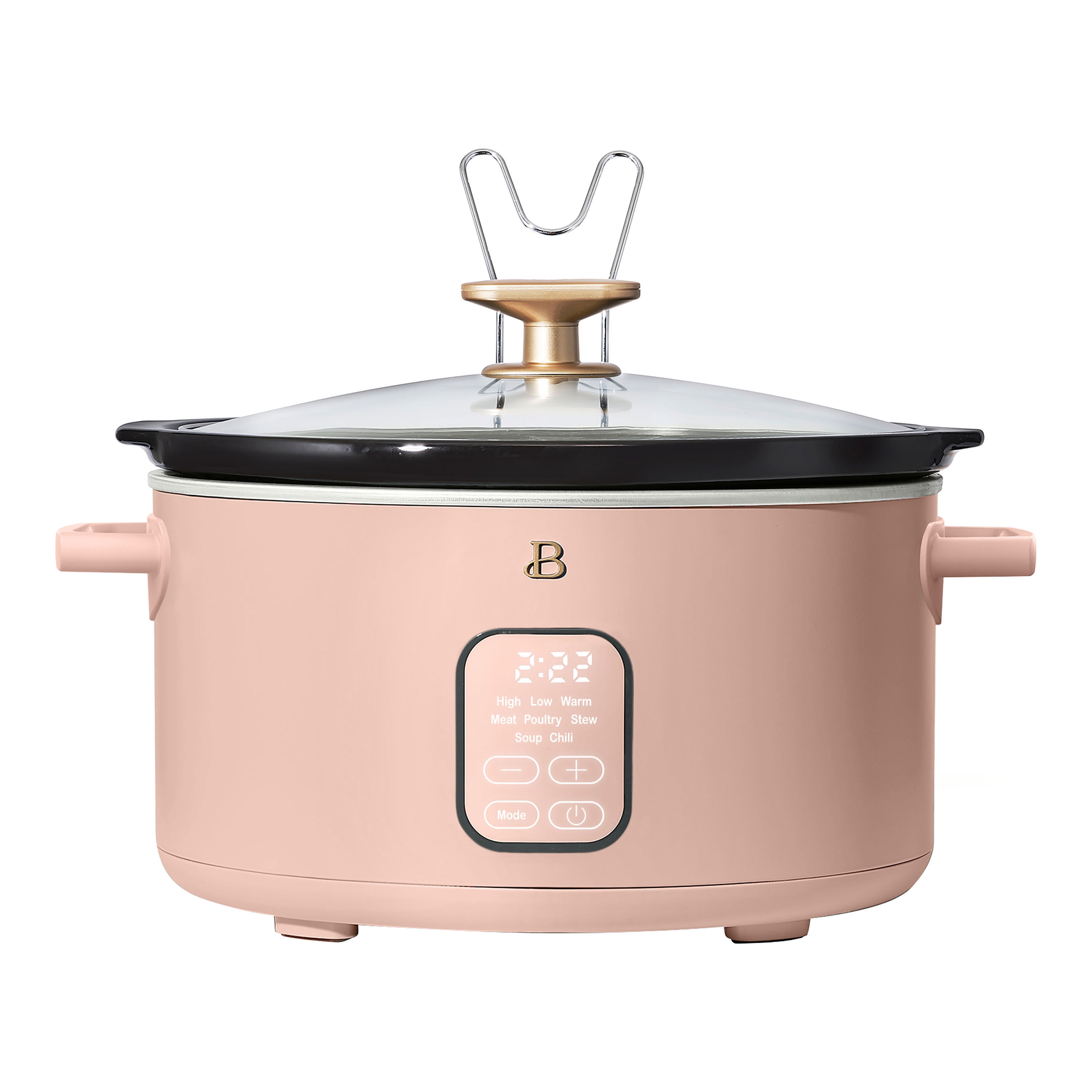 Beautiful 6 Qt Programmable Slow Cooker, Rose by Drew Barrymore