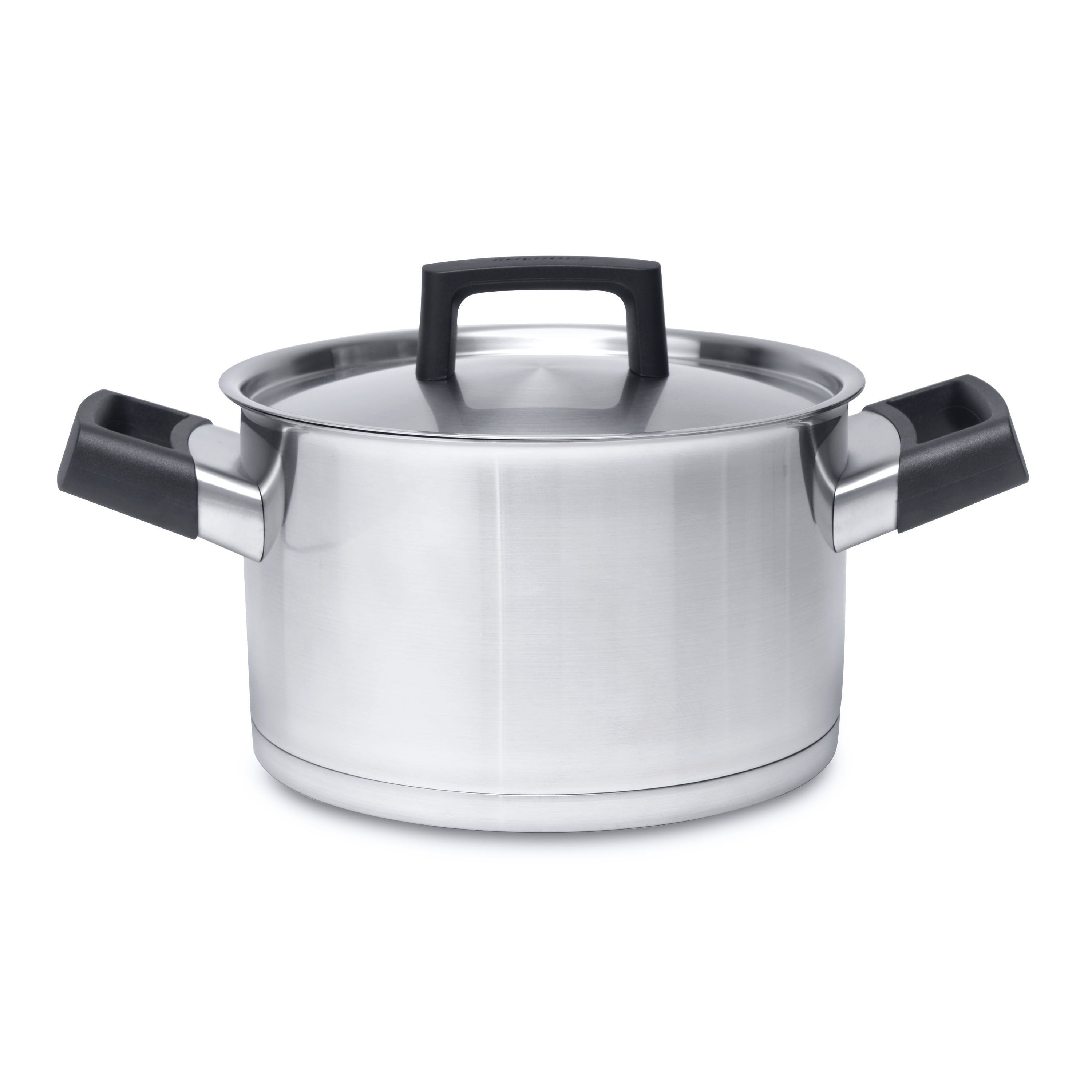 BergHOFF Ron 8" 18/10 Stainless Steel Covered Dutch Oven, 3.1 Qt