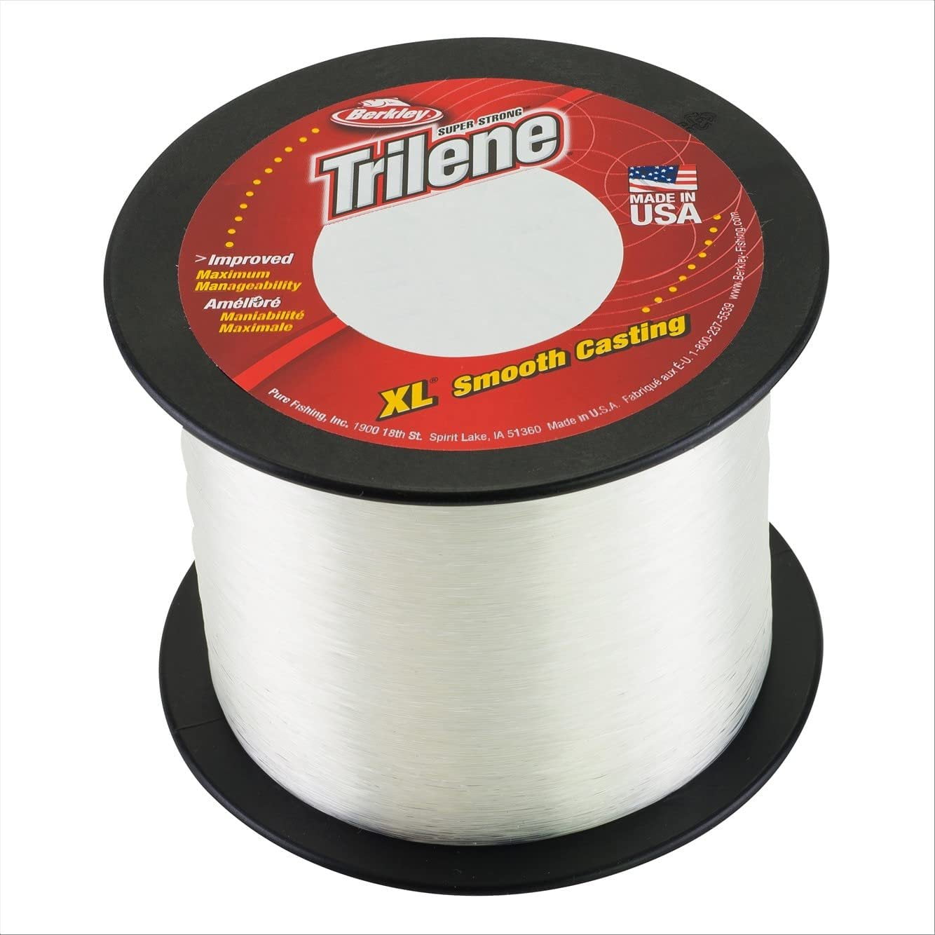 Berkley Trilene® XL® Monofilament Fishing Line, Clear, 30 lb Test Strength, 2300 yd