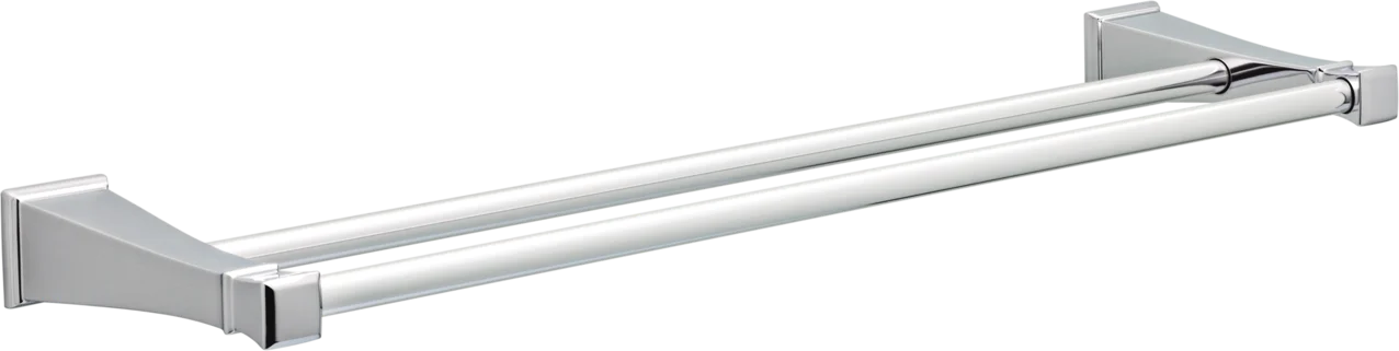 Better Homes and Gardens Chandler 24" Double Towel Bar, Chrome