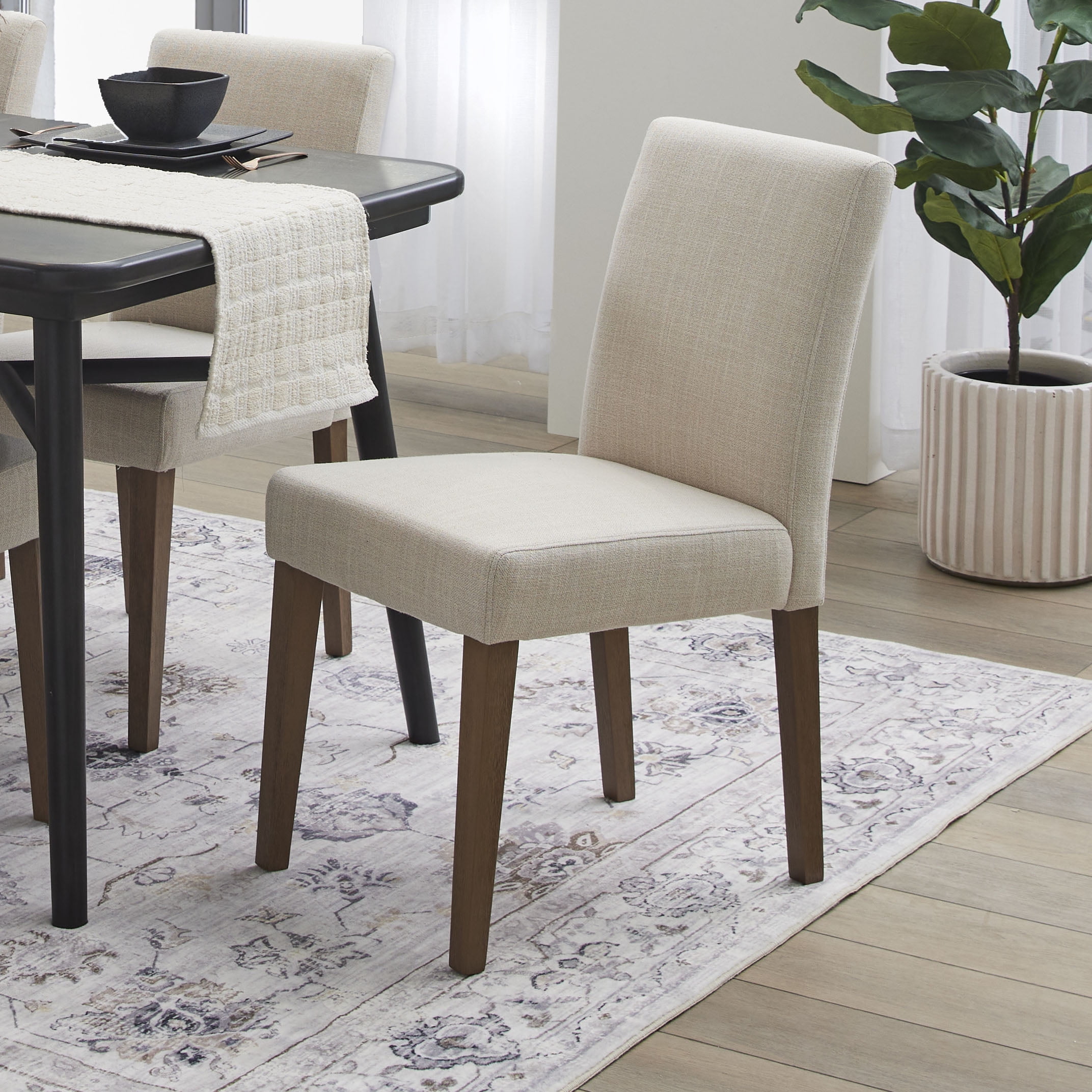 Better Homes & Gardens Canton Dining Chair, Tobacco Oak, 2 Pack