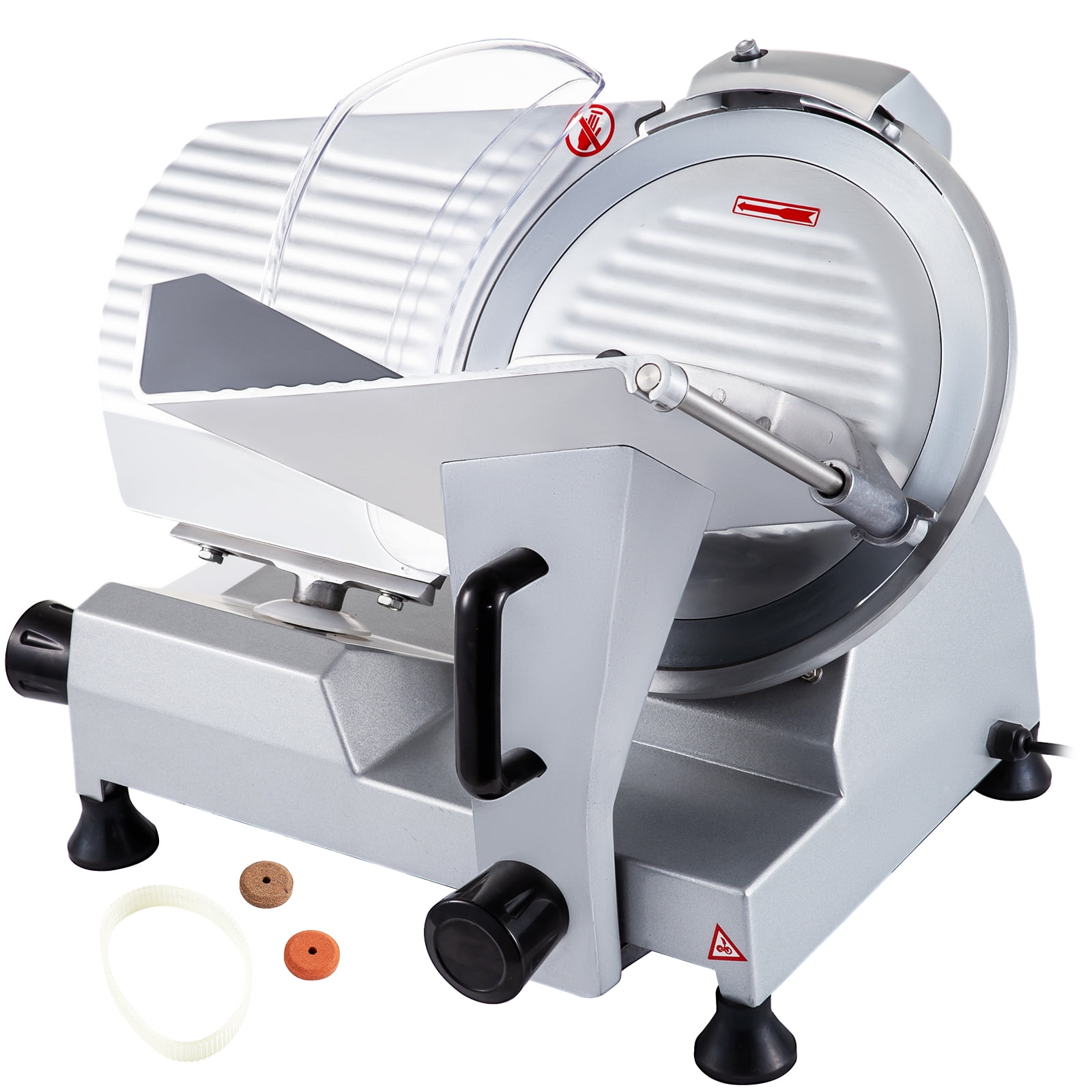 VEVOR Commercial 10" Blade Deli Meat Slicer 240W 350-400RPM Food Cheese Electric Slicer