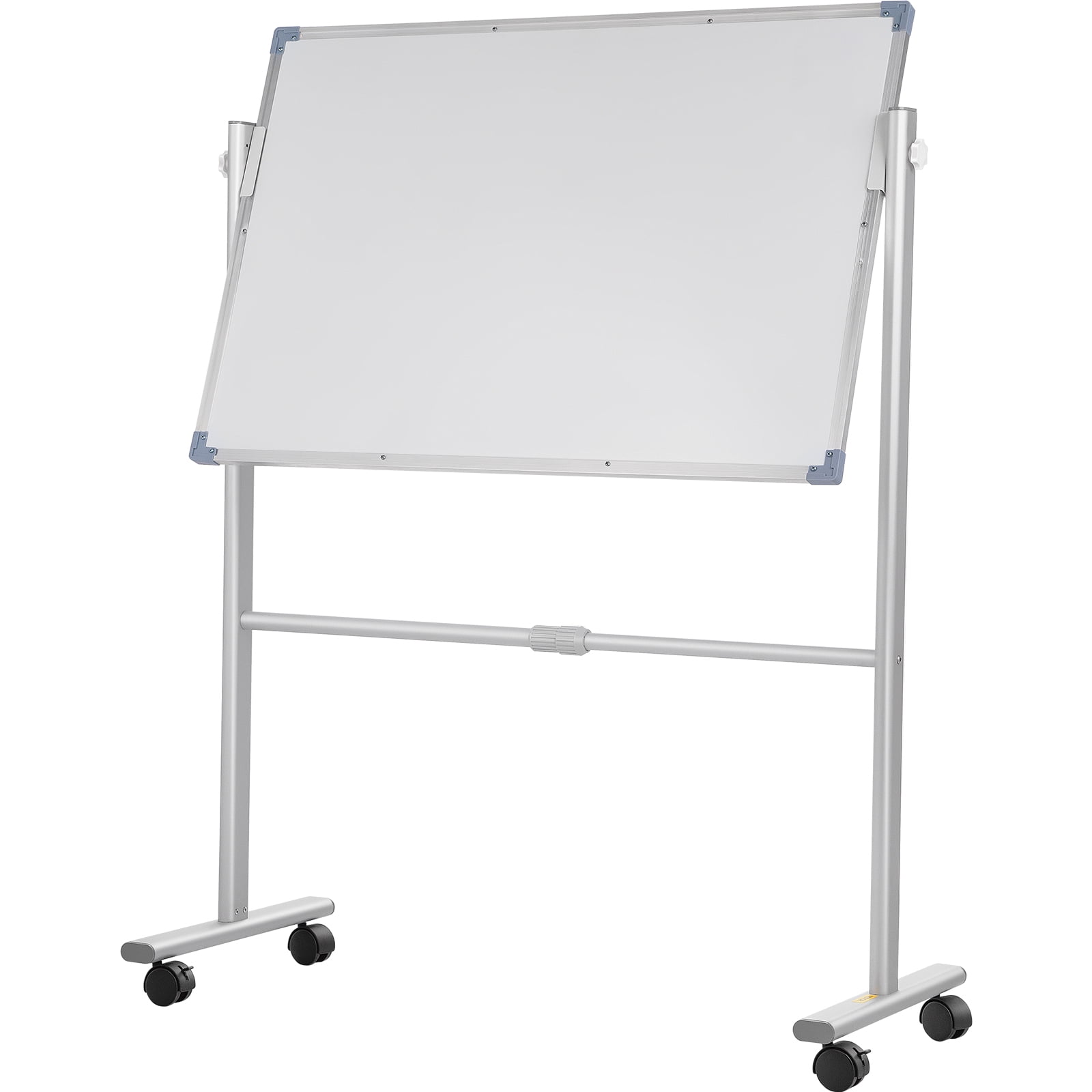 VEVOR Mobile Magnetic Whiteboard Dry Erase Board w/ Stand 36" x 24" Double Sided with Height Adjustable Aluminum Frame and 360 Reversible Rolling Lockable Swivel Wheels for Office School Home
