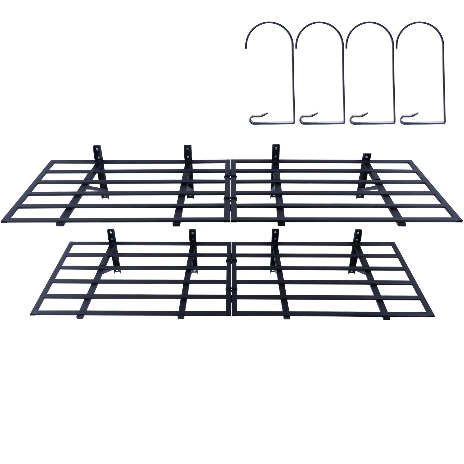 VEVOR 2PCS 6x2 ft ' Garage Storage Shelving Wall Mounted Heavy Duty Shelves Rack