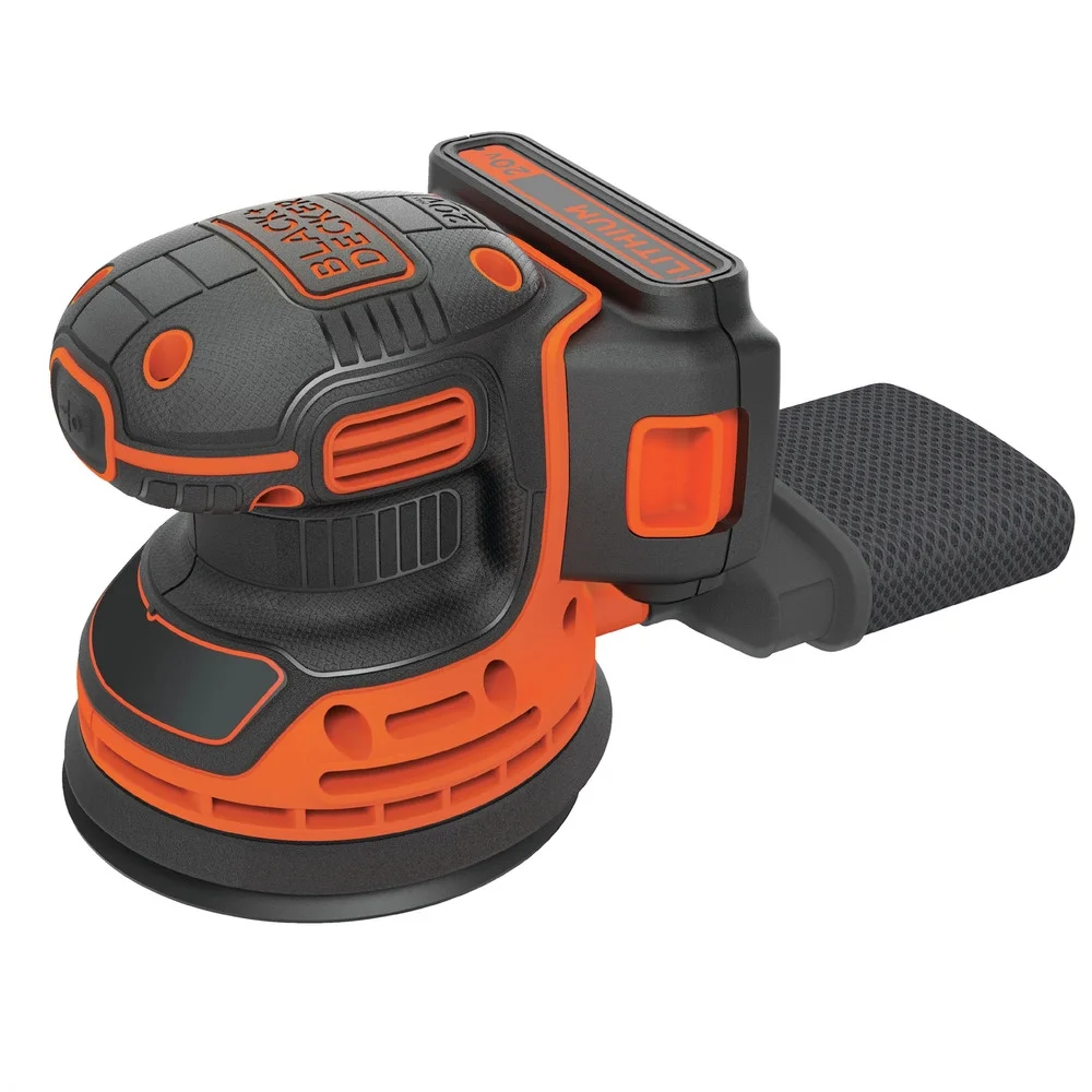 BLACK+DECKER BDRO20C, 20V, 1.5A Cordless Random Orbital Power Sander, 12000 OPM