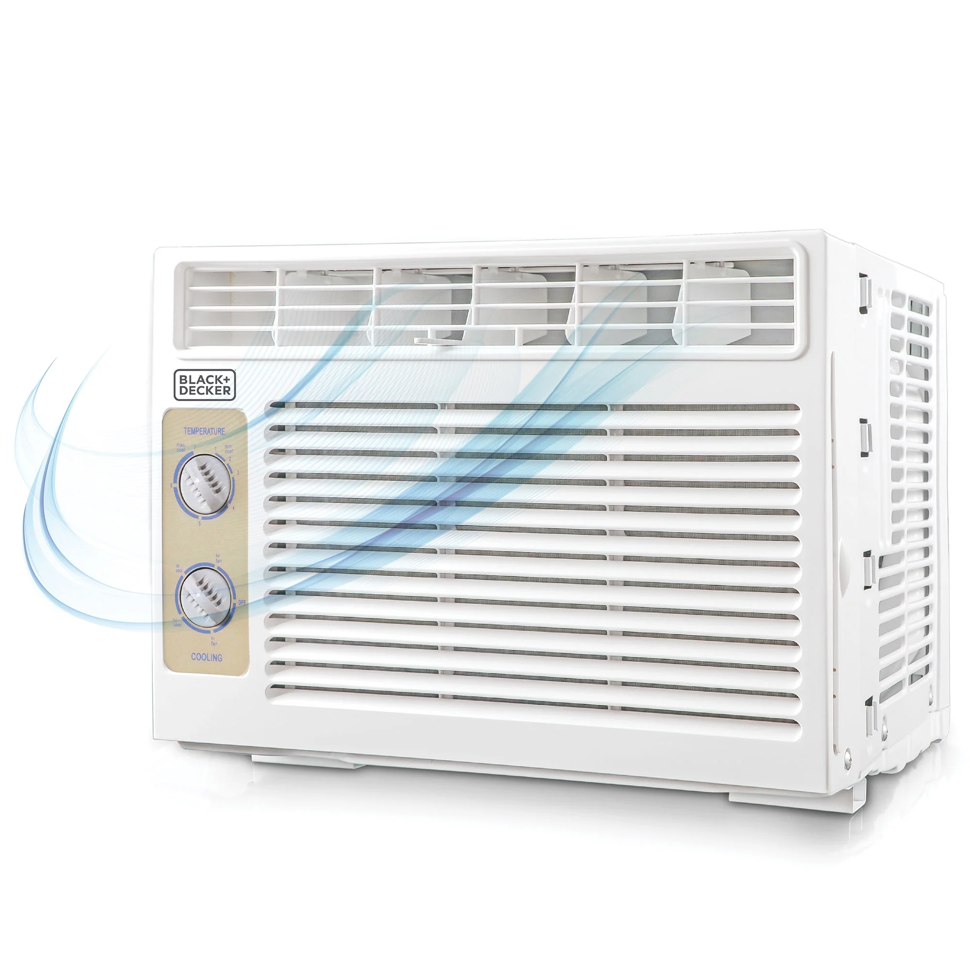 BLACK+DECKER BD05MWT6 Window Air Conditioner 5000 BTU, Cools up to 150 Square feet, White