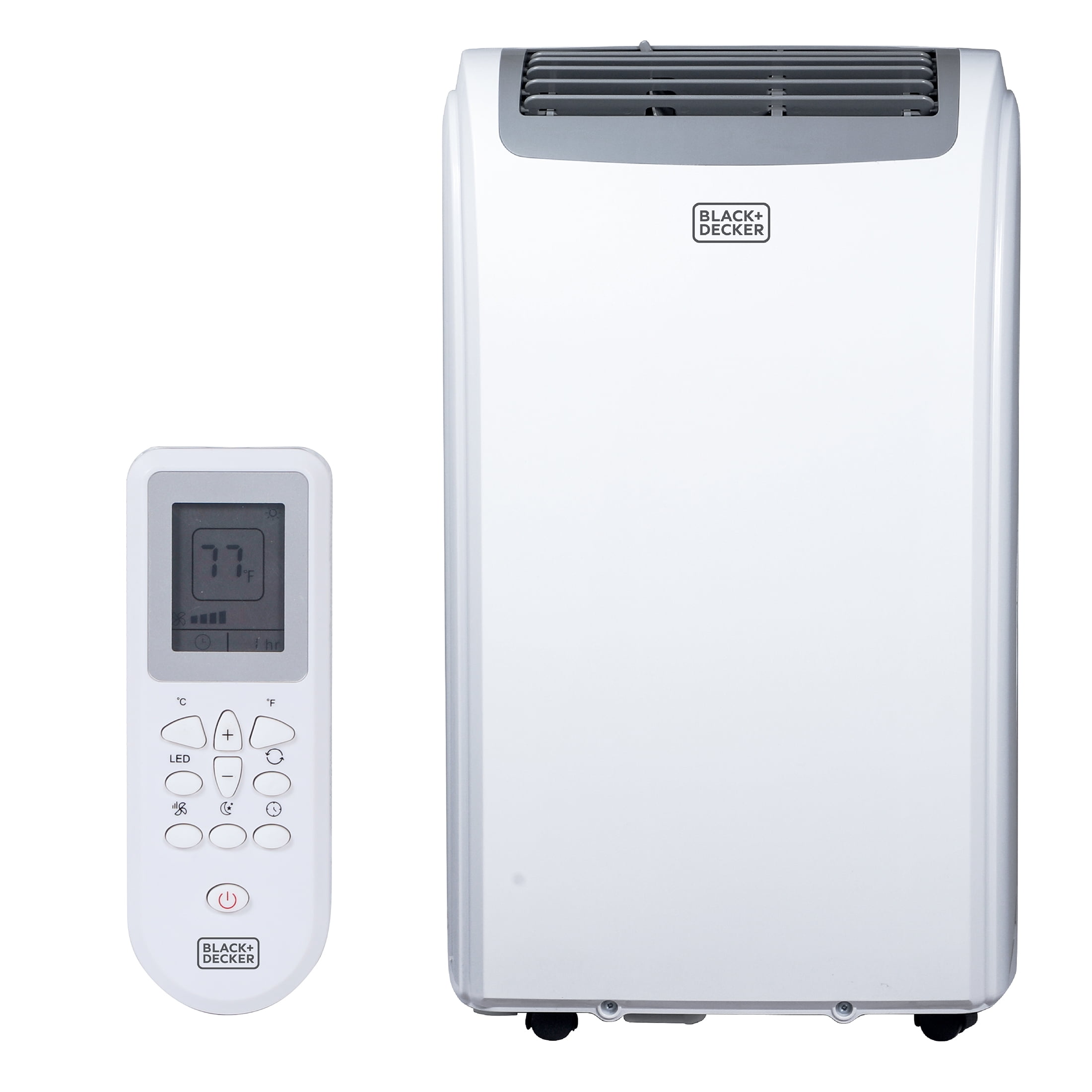 BLACK+DECKER BPP10WTB 14,000-BTU 3-Speed 1,250-Watt Portable Air Conditioner with Remote