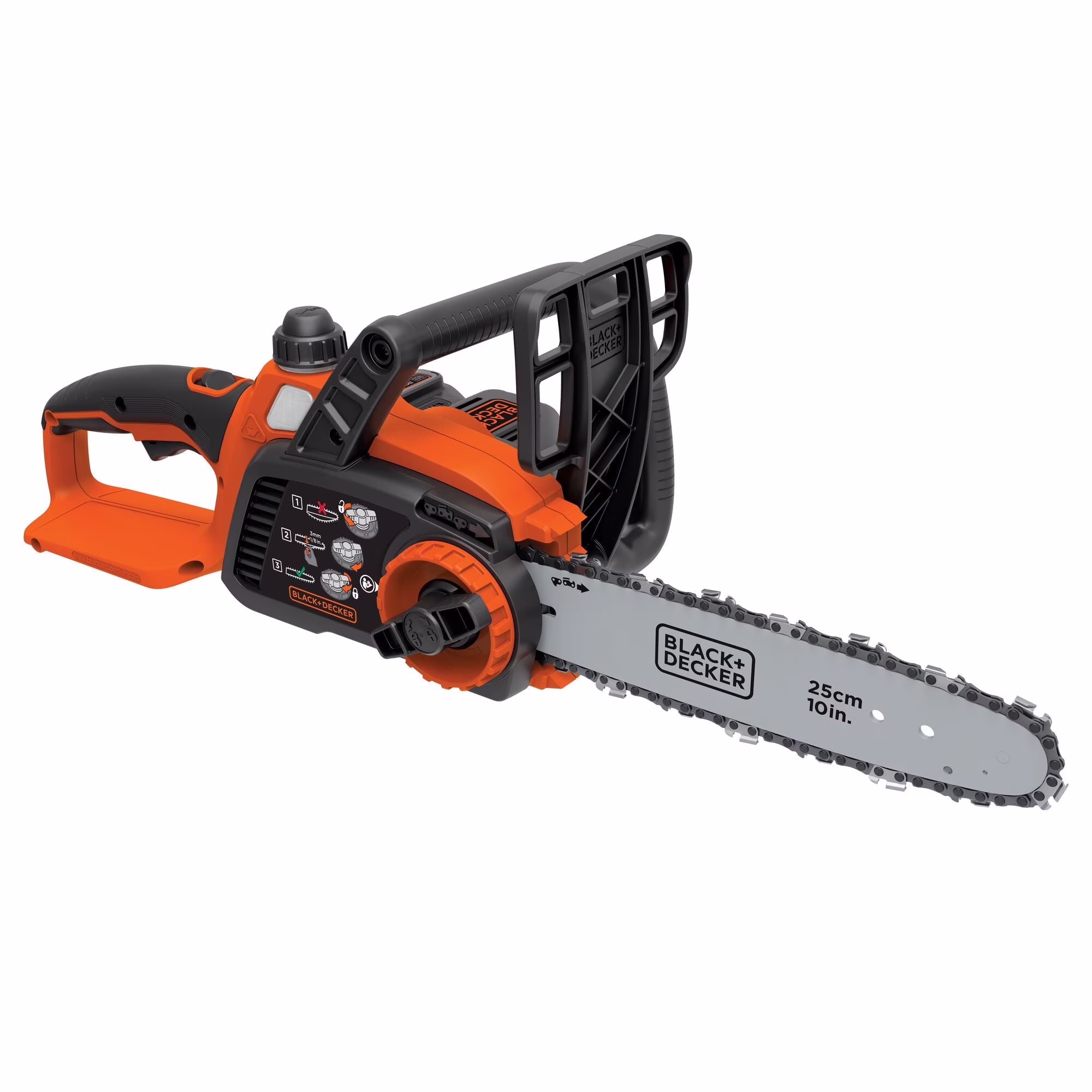 BLACK+DECKER 20V MAX Cordless Chainsaw, 10-Inch, 2Ah, Battery and Charger Included