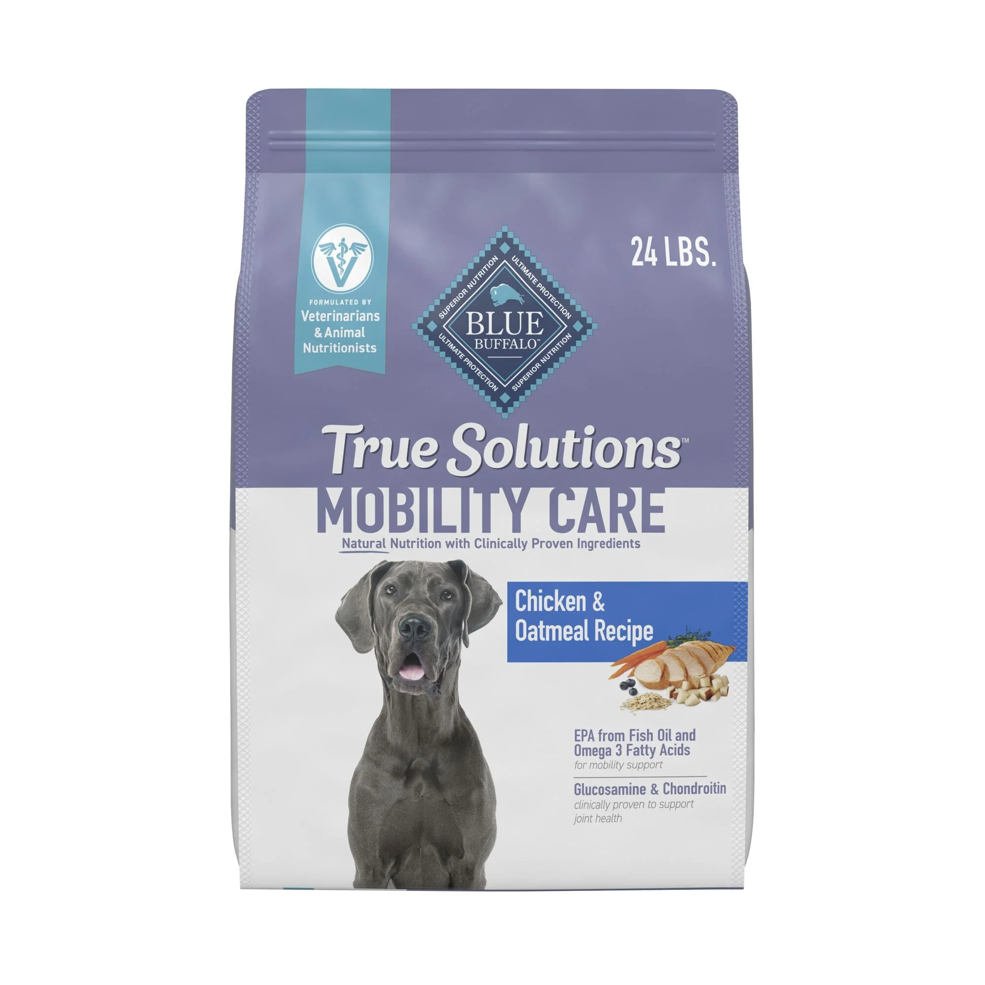 BLUE True Solutions Jolly Joints Mobility Care Adult Dog Dry Food, Chicken, 24-lb. Bag