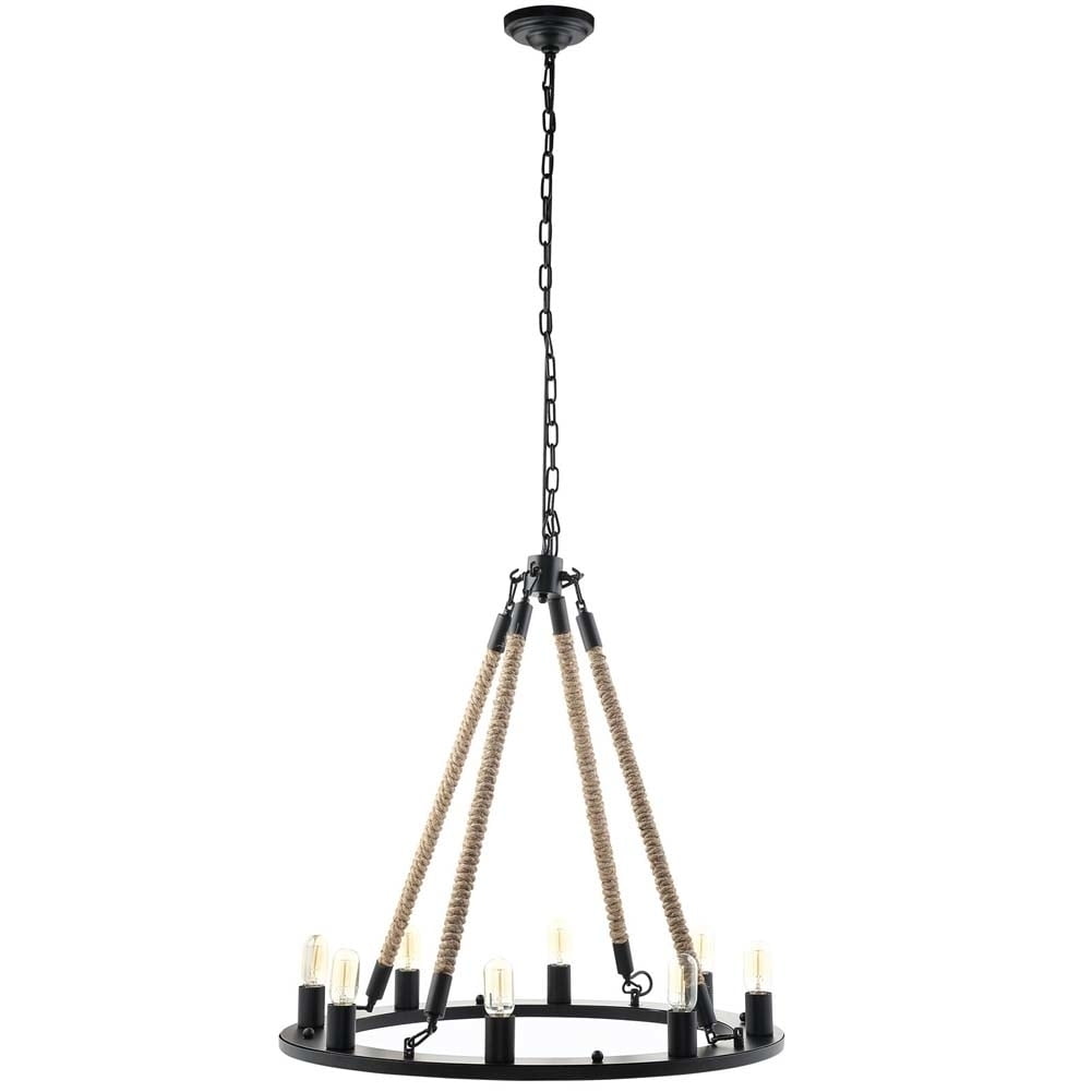 Modway Encircle Chandelier in Black