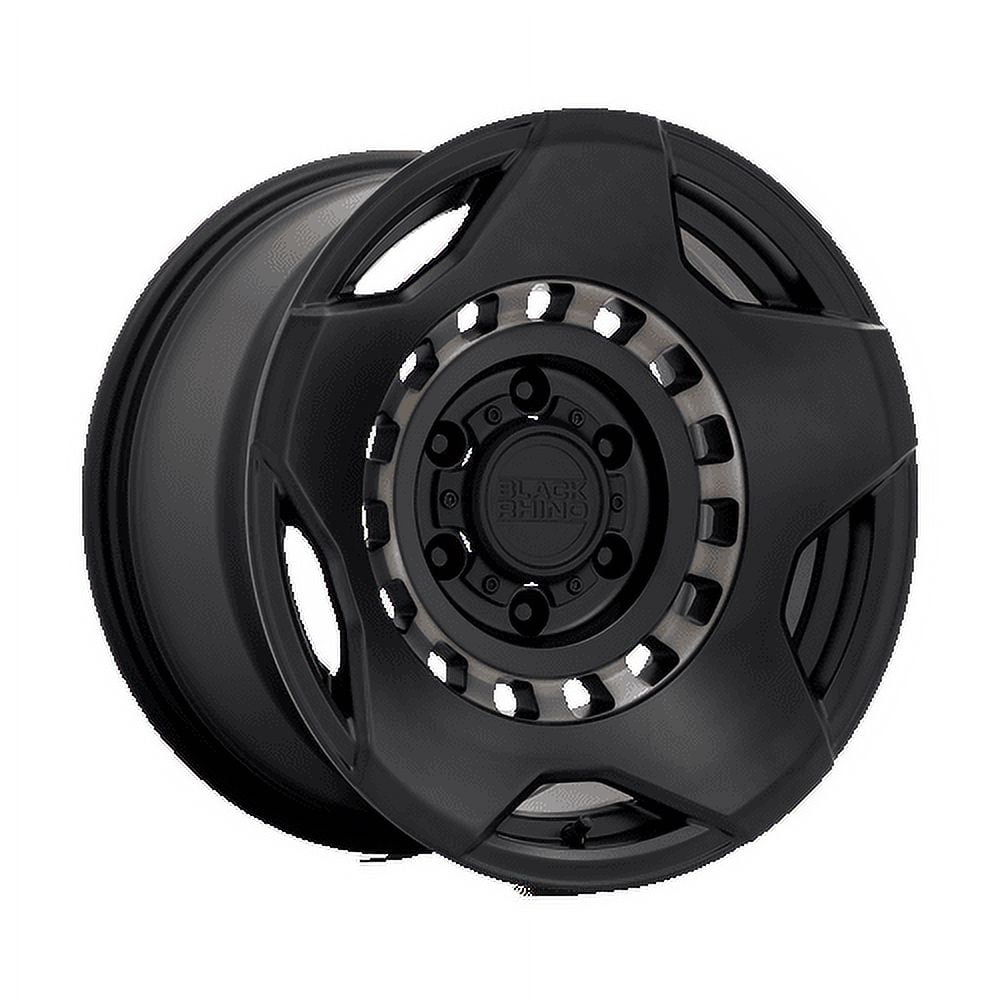 Black Rhino Aluminum Rim MUZZLE 17X9in Matte Black with Machined Tinted Ring Finish, 1790MZE006140M12