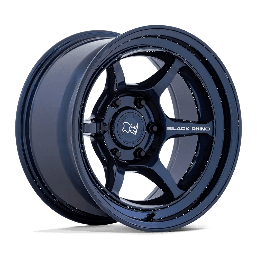 Black Rhino Flow Formed Aluminum Wheel BR011 17x9 6x5.5 G-MID BLU -38mm, BR011LX17906838N