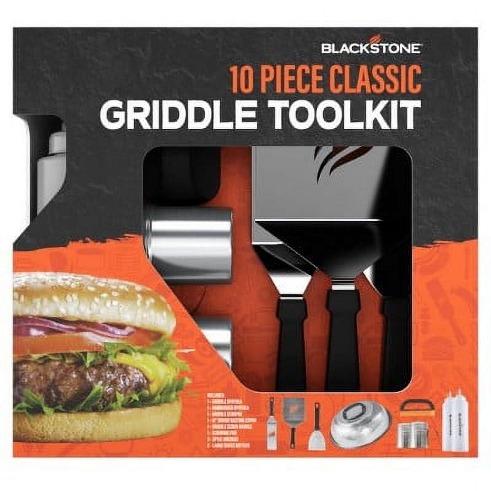 Blackstone 10-Piece Griddle Accessory Kit - 13”x 15.5”x 16”