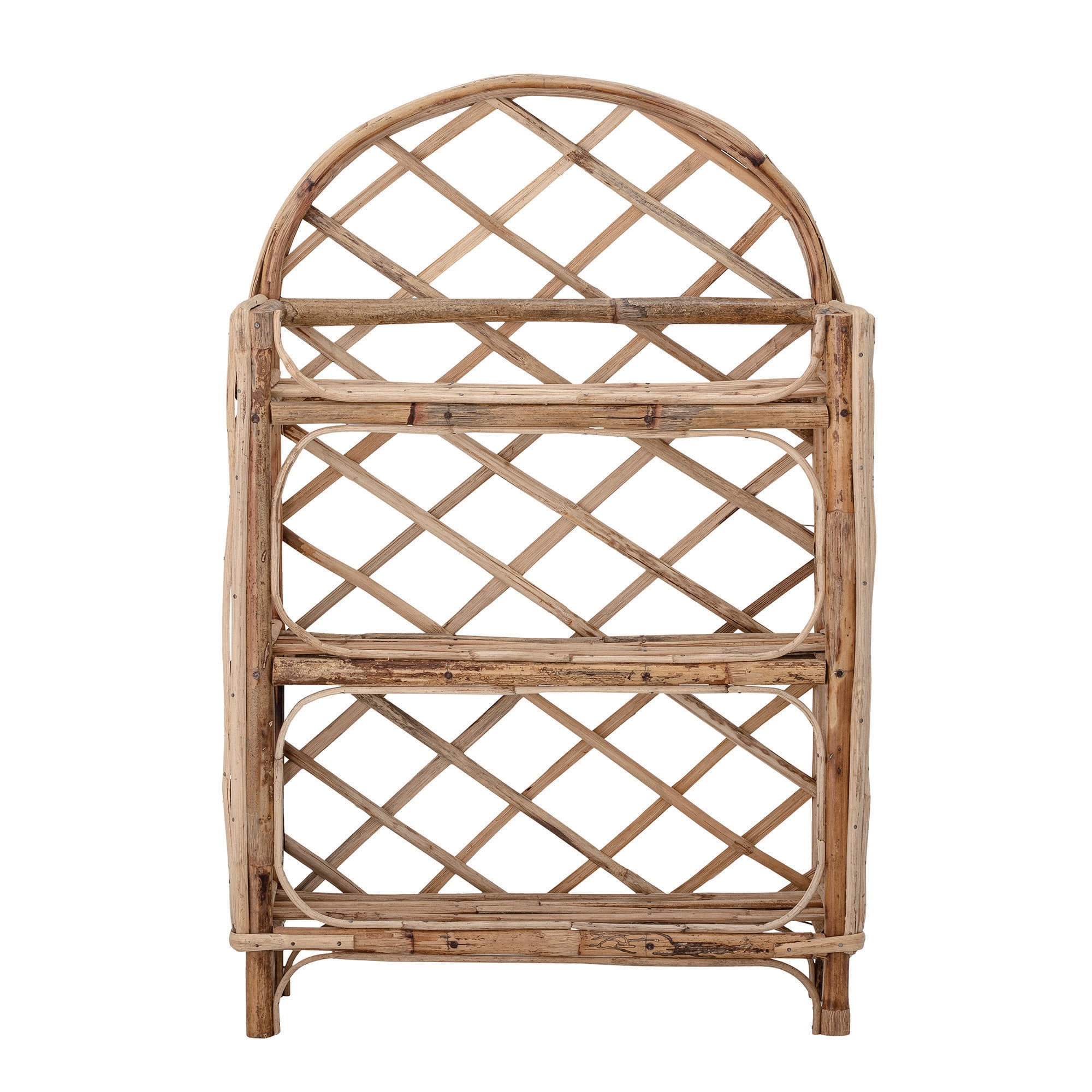 Bloomingville Rattan Wall Shelf with 3 Shelves