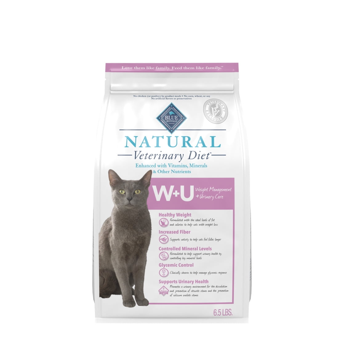 Blue Buffalo NVD Weight Management + Urinary Care Dry Cat Food, Chicken, 6.5-lb. Bag