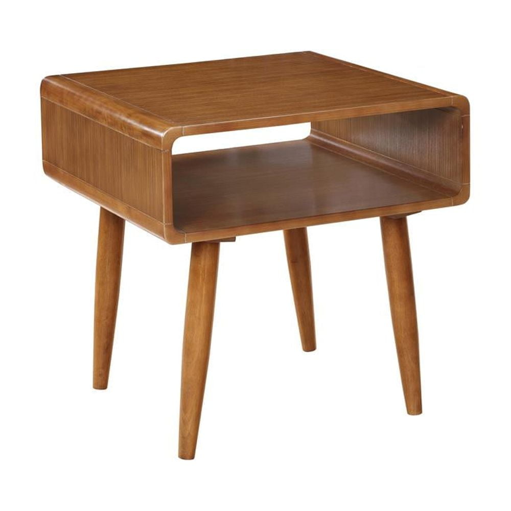 Boraam Alborg End Table - Rich Walnut Finish