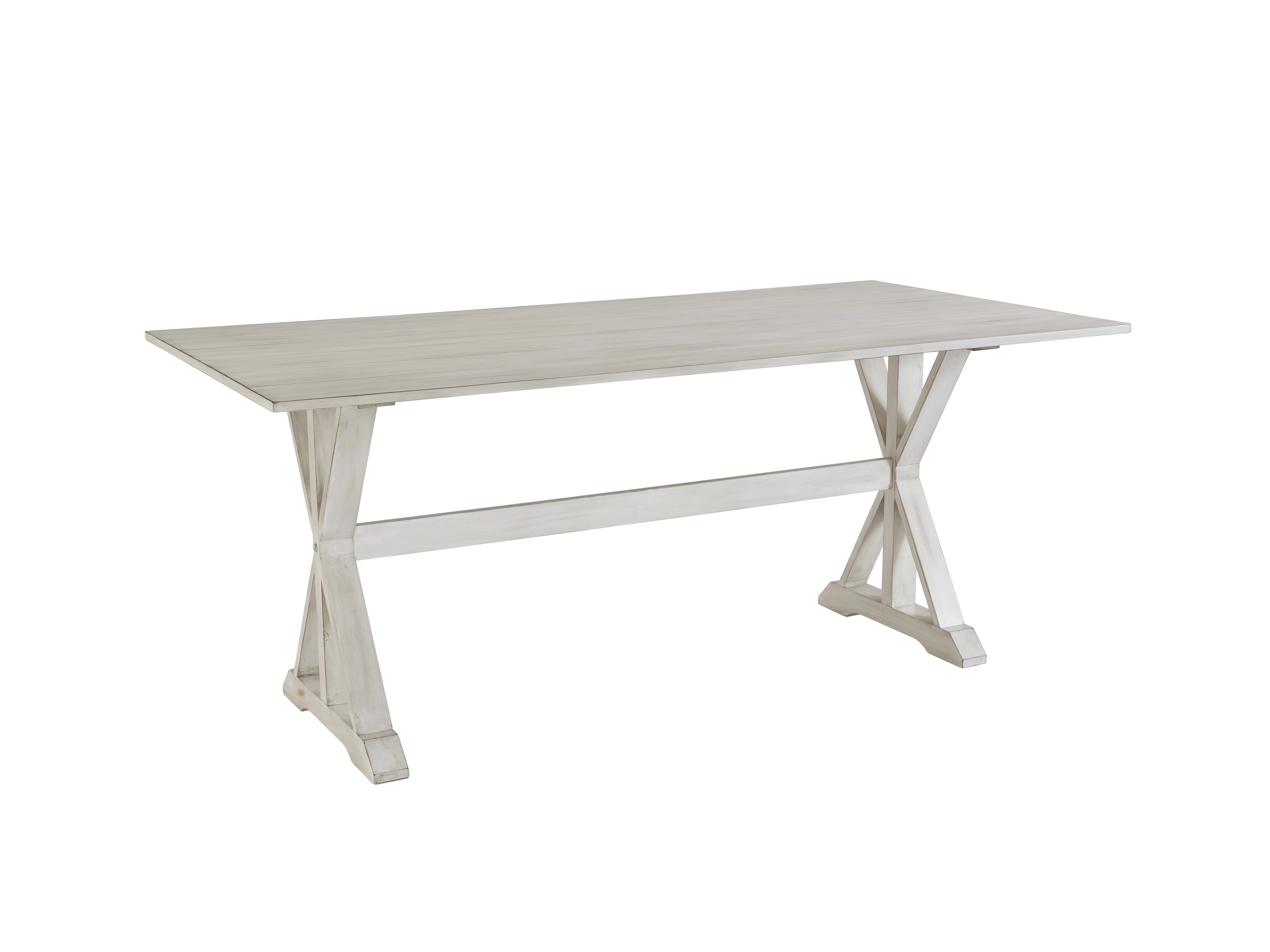 Boraam Jamestown Dining Table, Antique White