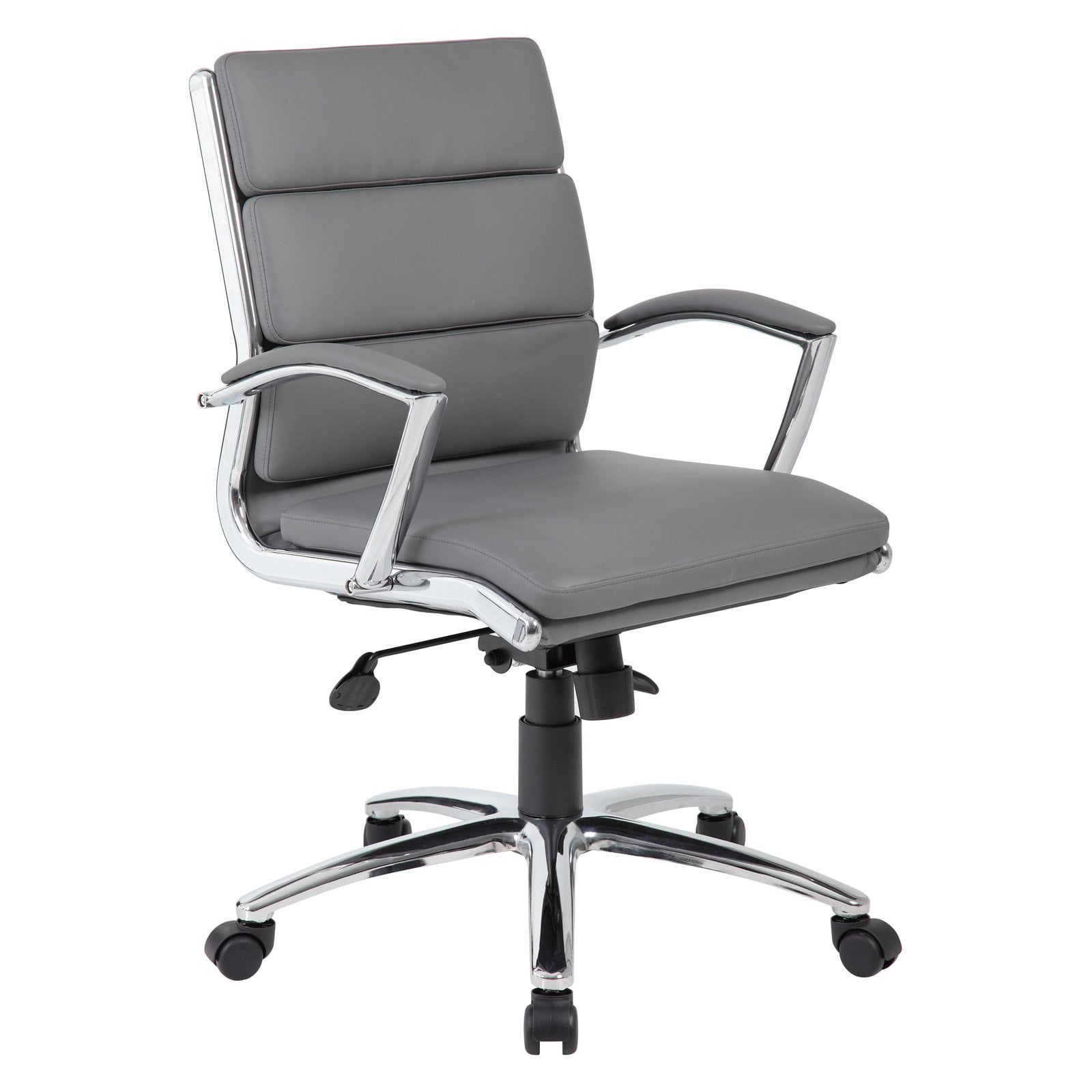 Boss Office Products Executive Modern Mid Back Office Desk Chair, Multiple Colors