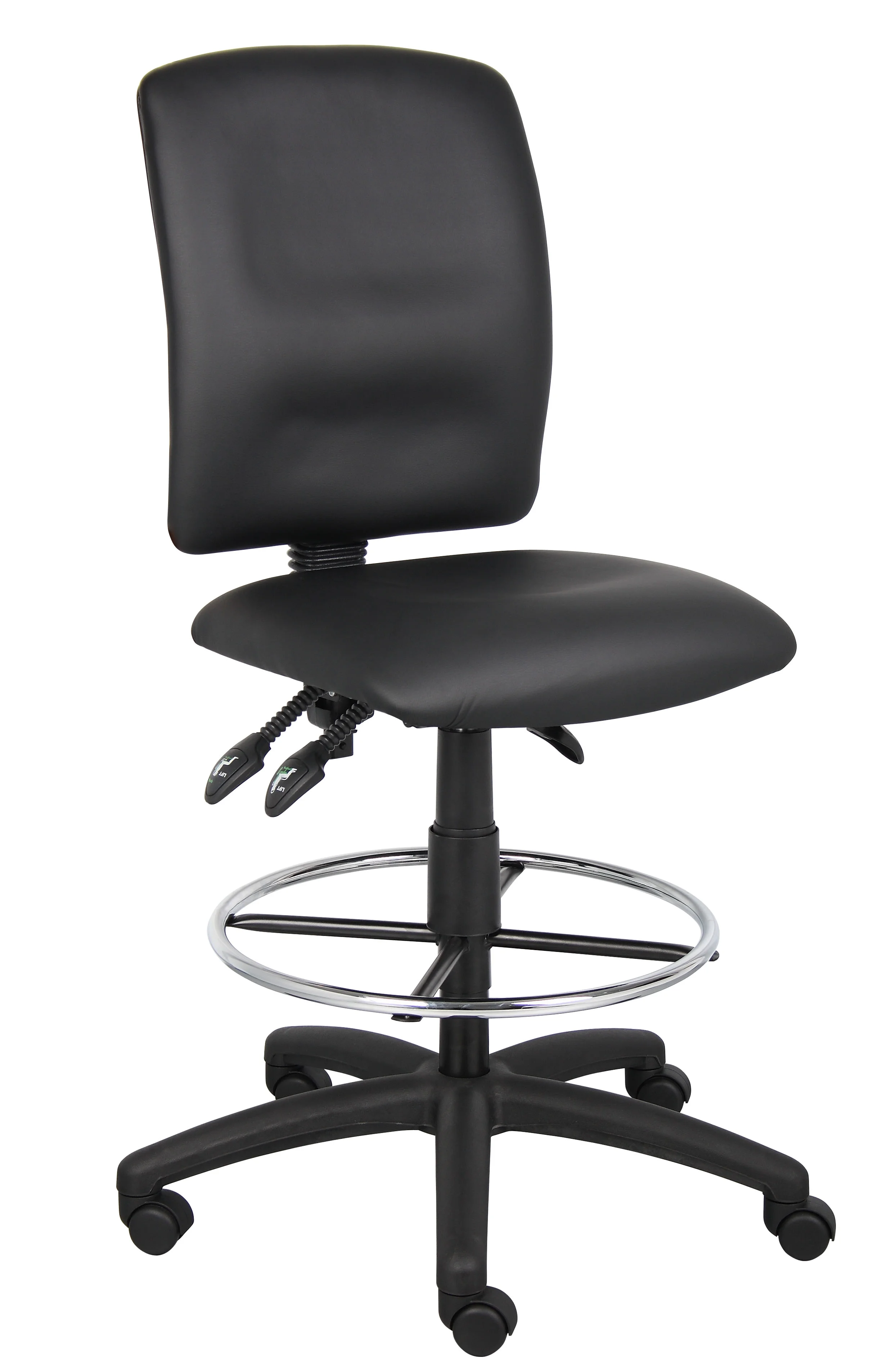 Boss Office Products Black Multifunction Drafting STool