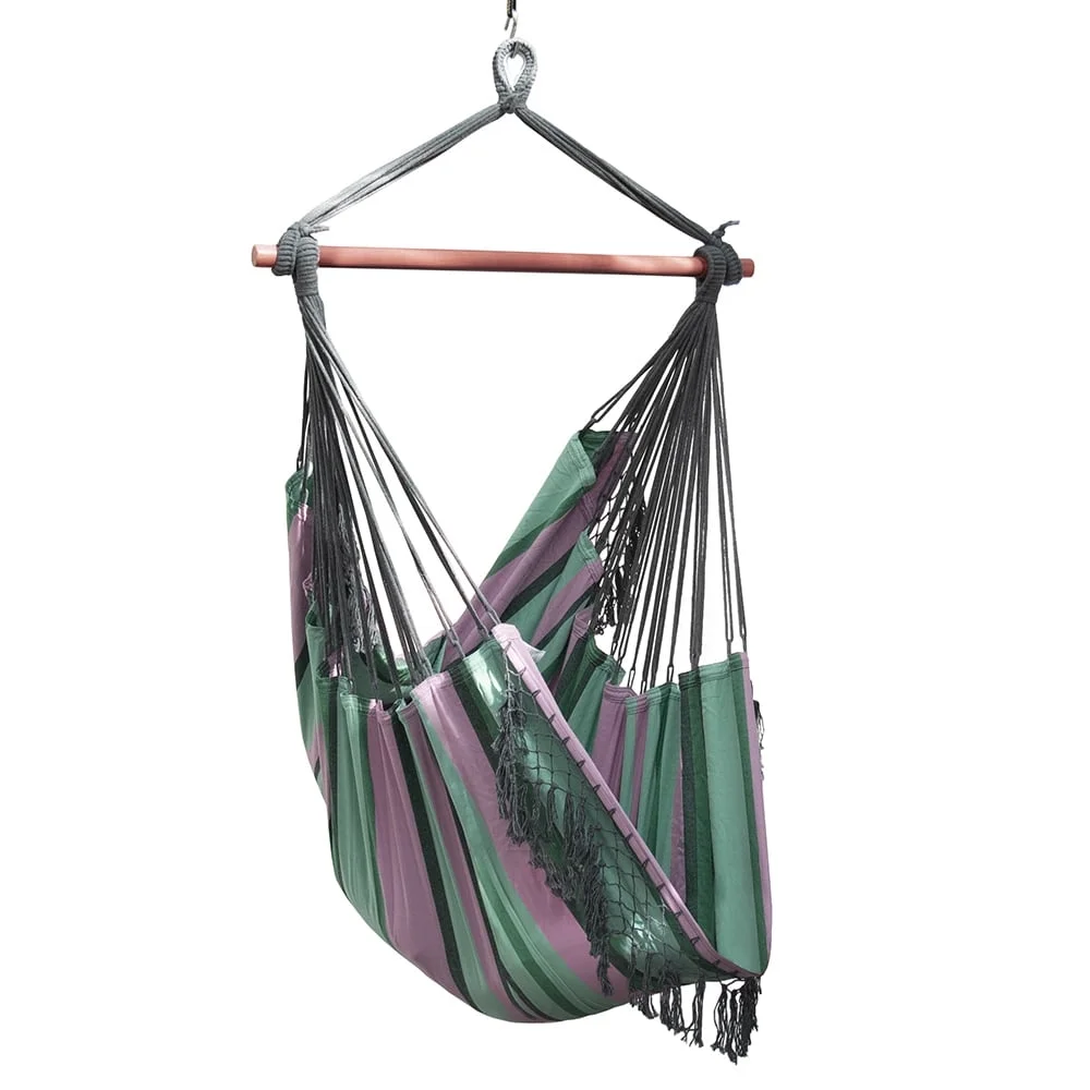 Vivere Brazilian Hanging Hammock Chair in Watermelon