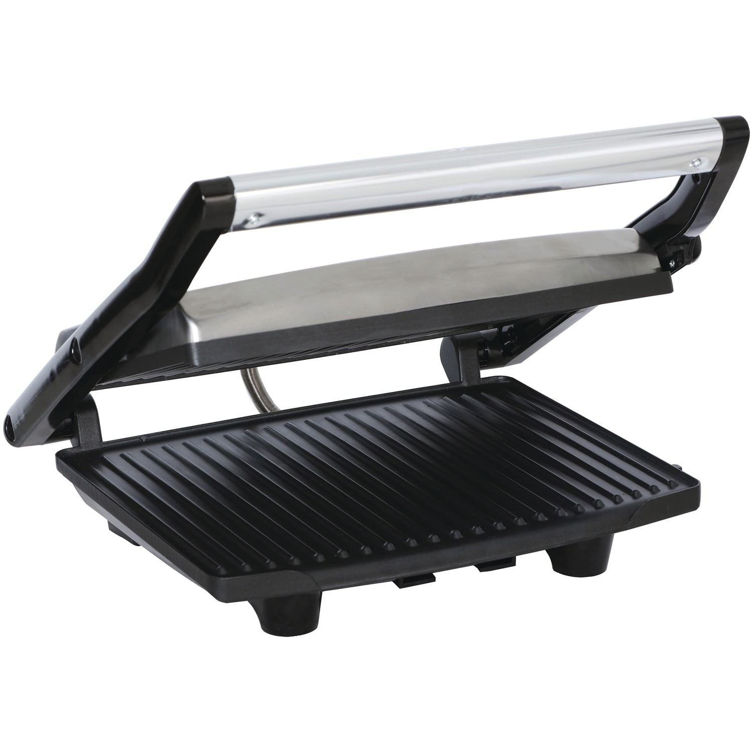 Brentwood Select Compact Non-Stick Panini Press and Sandwich Maker - Stainless Steel
