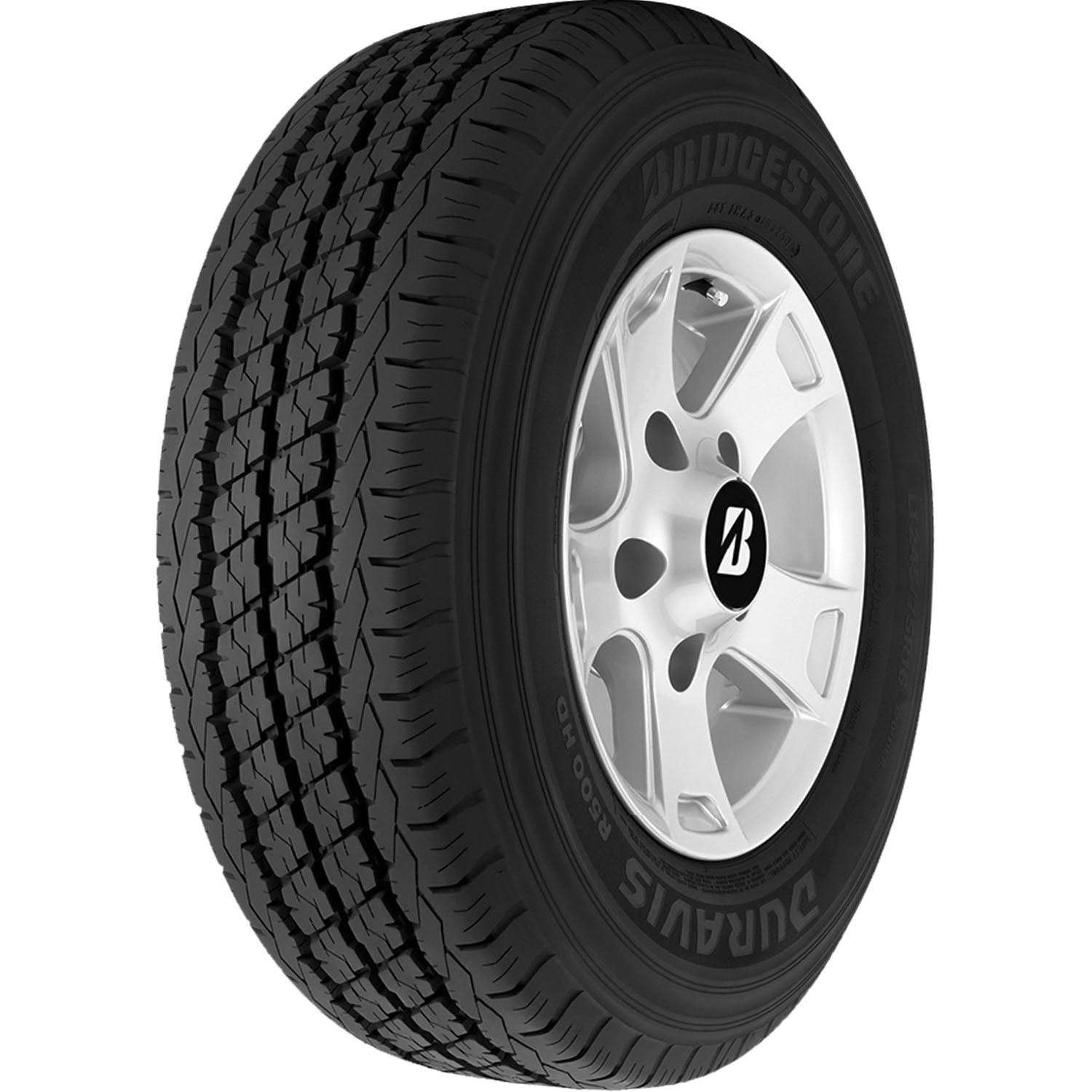 Bridgestone Duravis R500 HD 215/85R16 115 R Tire Fits: 1994-99 Dodge Ram 3500 Base, 2010-19 Mercedes-Benz Sprinter 3500 Base