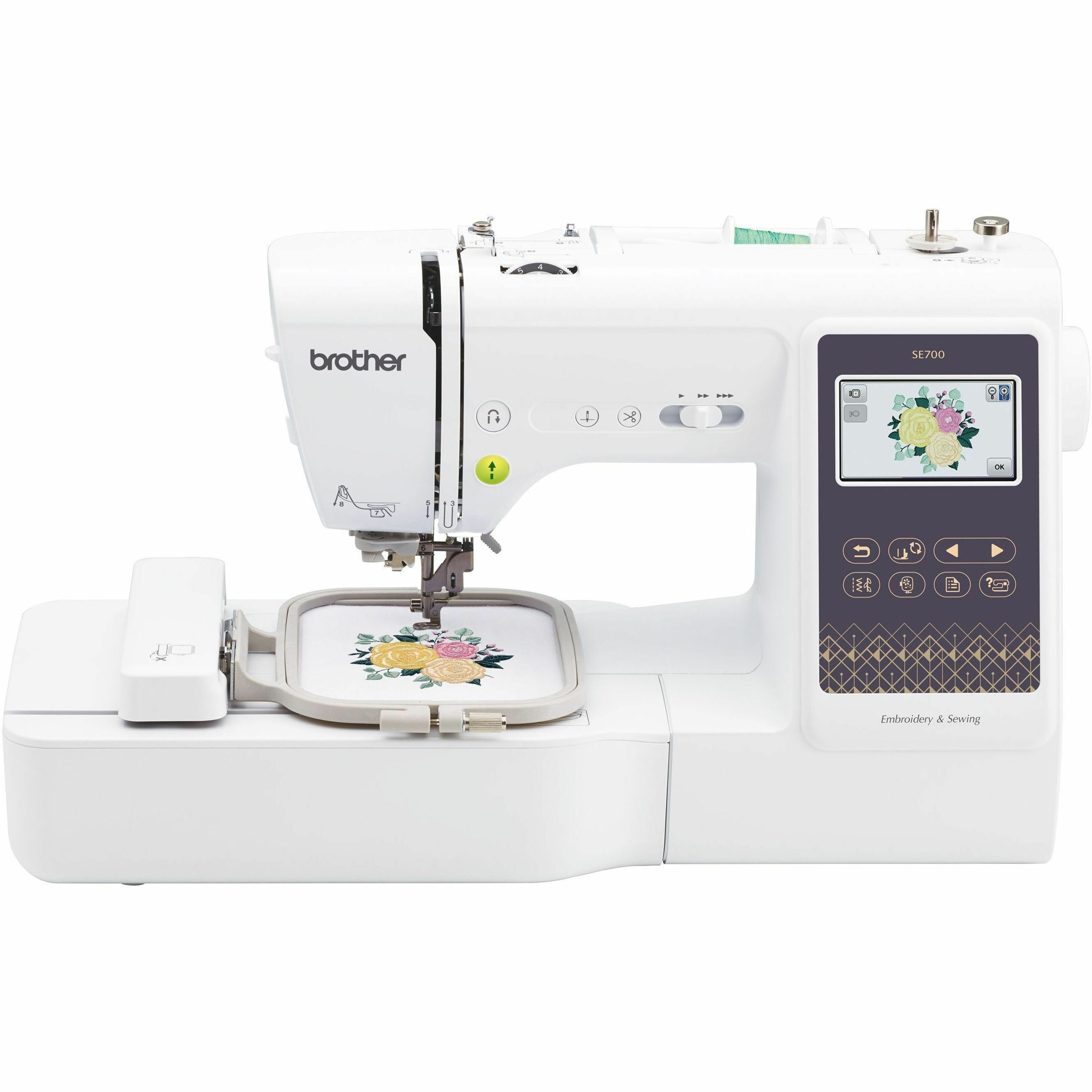 Brother SE700 Computerized Sewing & Embroidery Machine with Built-in Designs & Wireless Connectivity