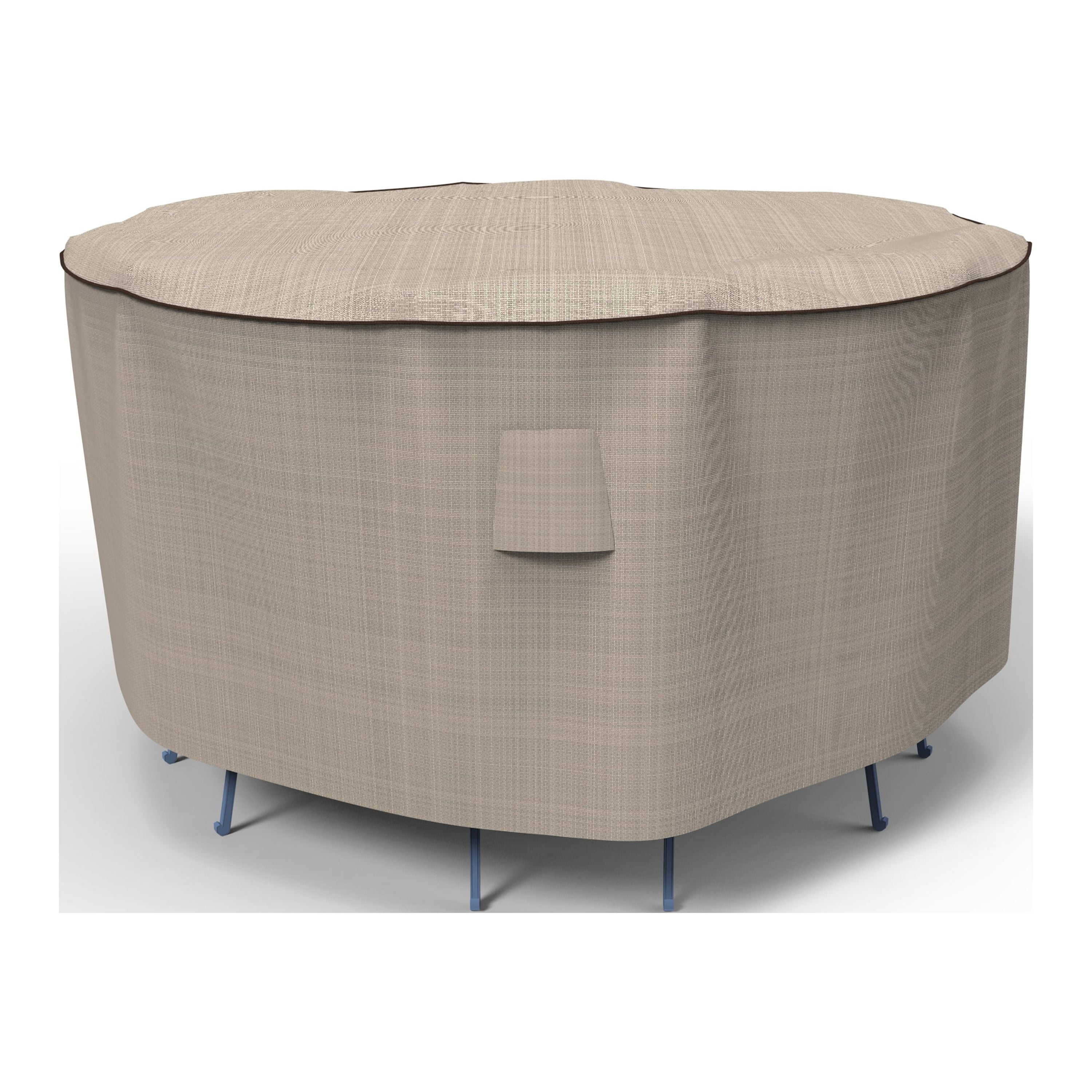 Budge Black Ivory StormBlock™ Mojave Patio Bar Table and Chairs Combo Cover - 80 diam. x 42H in.