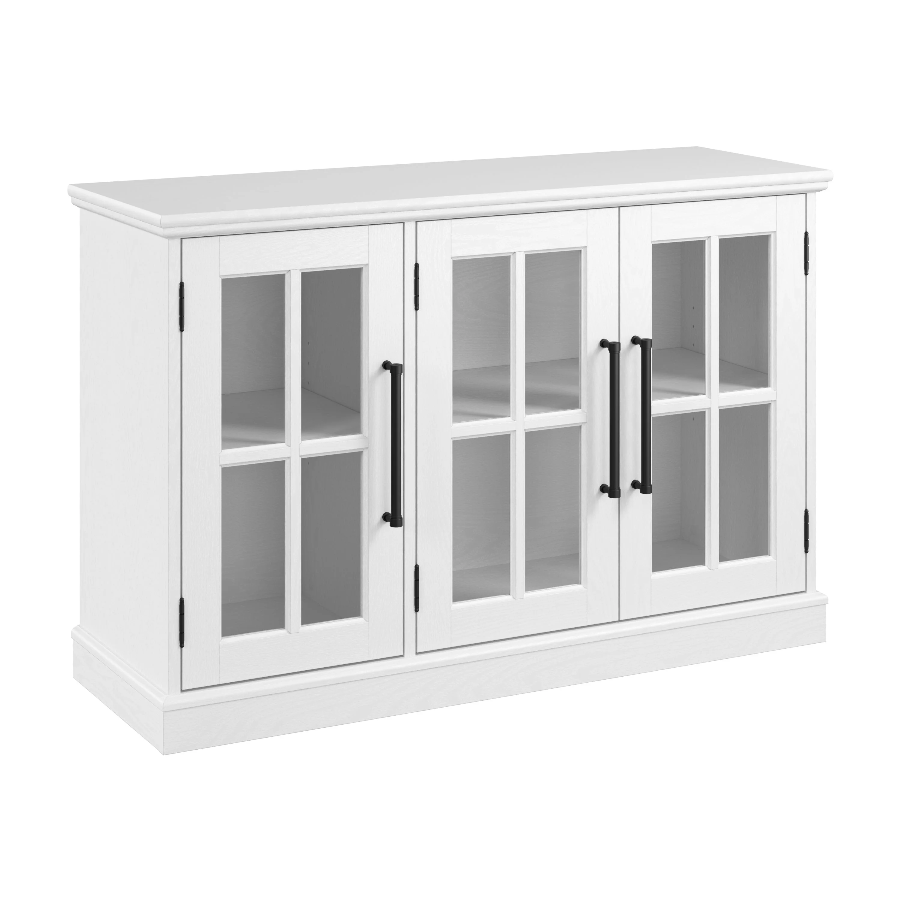 Bush Furniture Westbrook 46W Sideboard Cabinet in Ash White