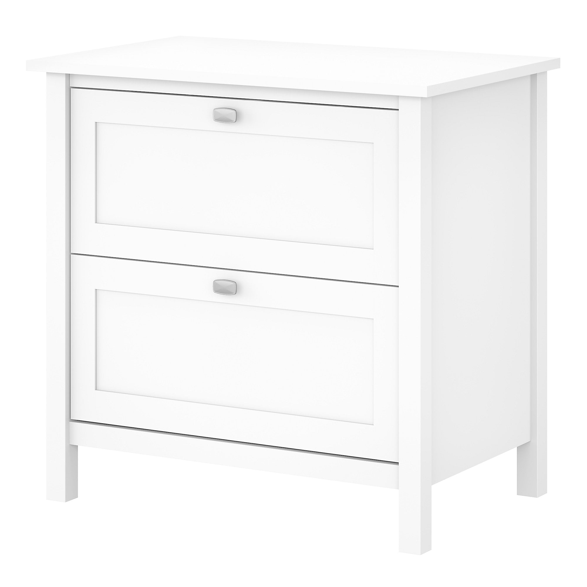 Bush Furniture Broadview 2 Drawer File Cabinet in Pure White
