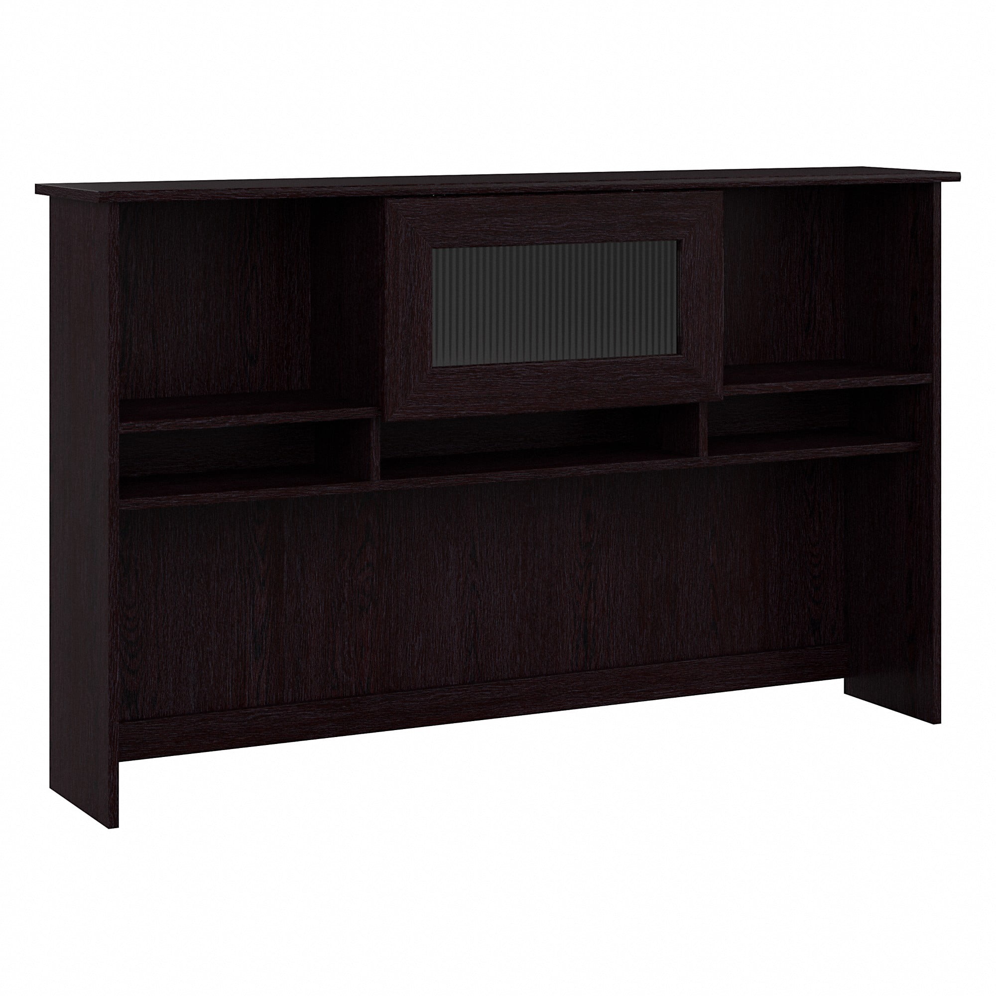 Bush Furniture Cabot Hutch for L Desk or Corner Desk, Espresso Oak