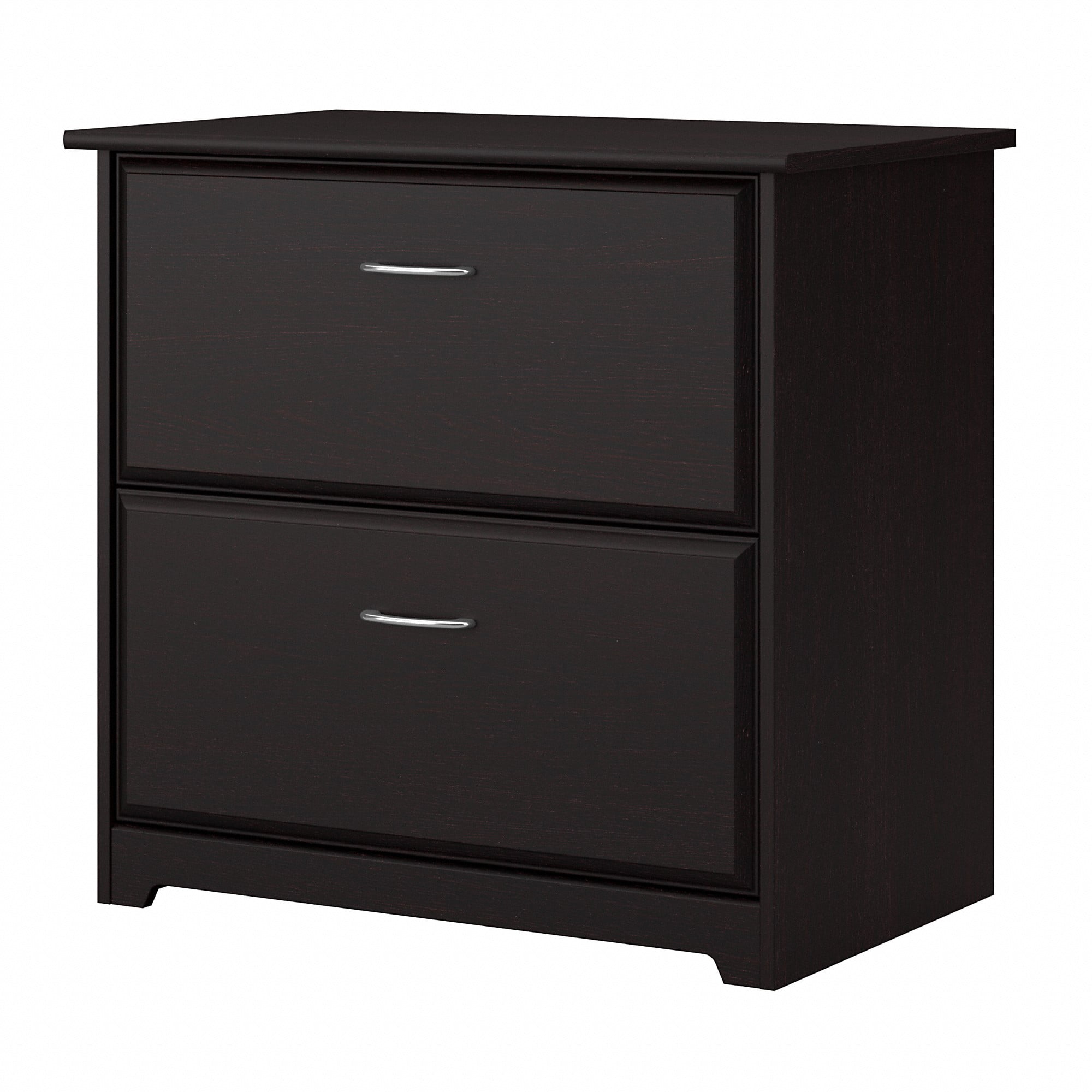 Bush Furniture Cabot Lateral File Cabinet, 2 Drawer, Espresso Oak