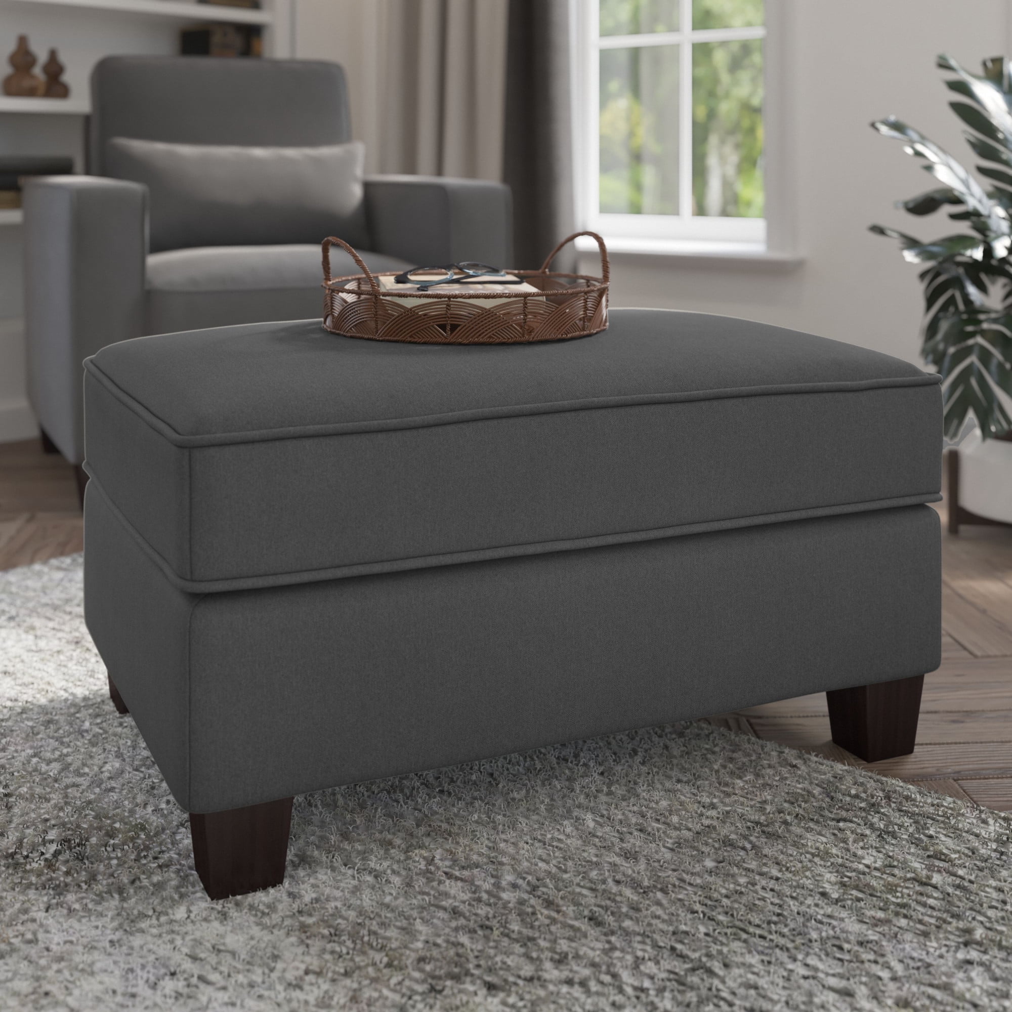 Bush Furniture Stockton Storage Ottoman