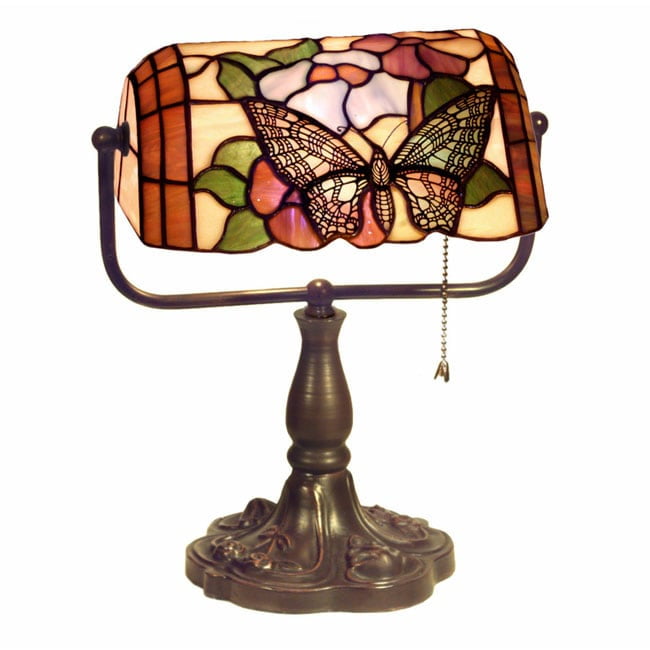 Butterfly Bankers Desk Lamp