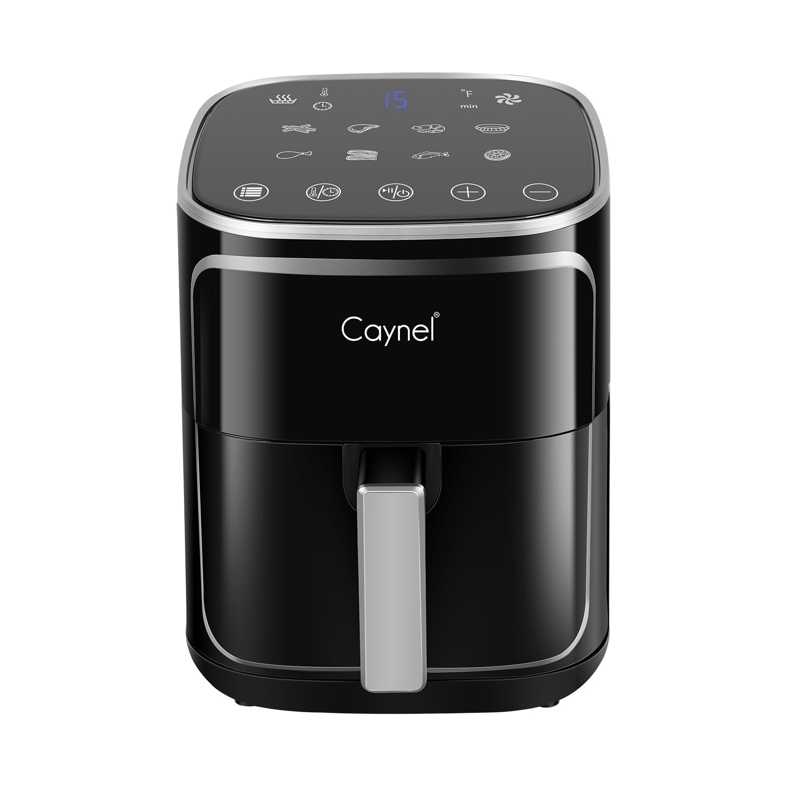 Caynel 5 Quart Digital LED Touch Screen Air Fryer New, 1400w Countertop Oven, Black
