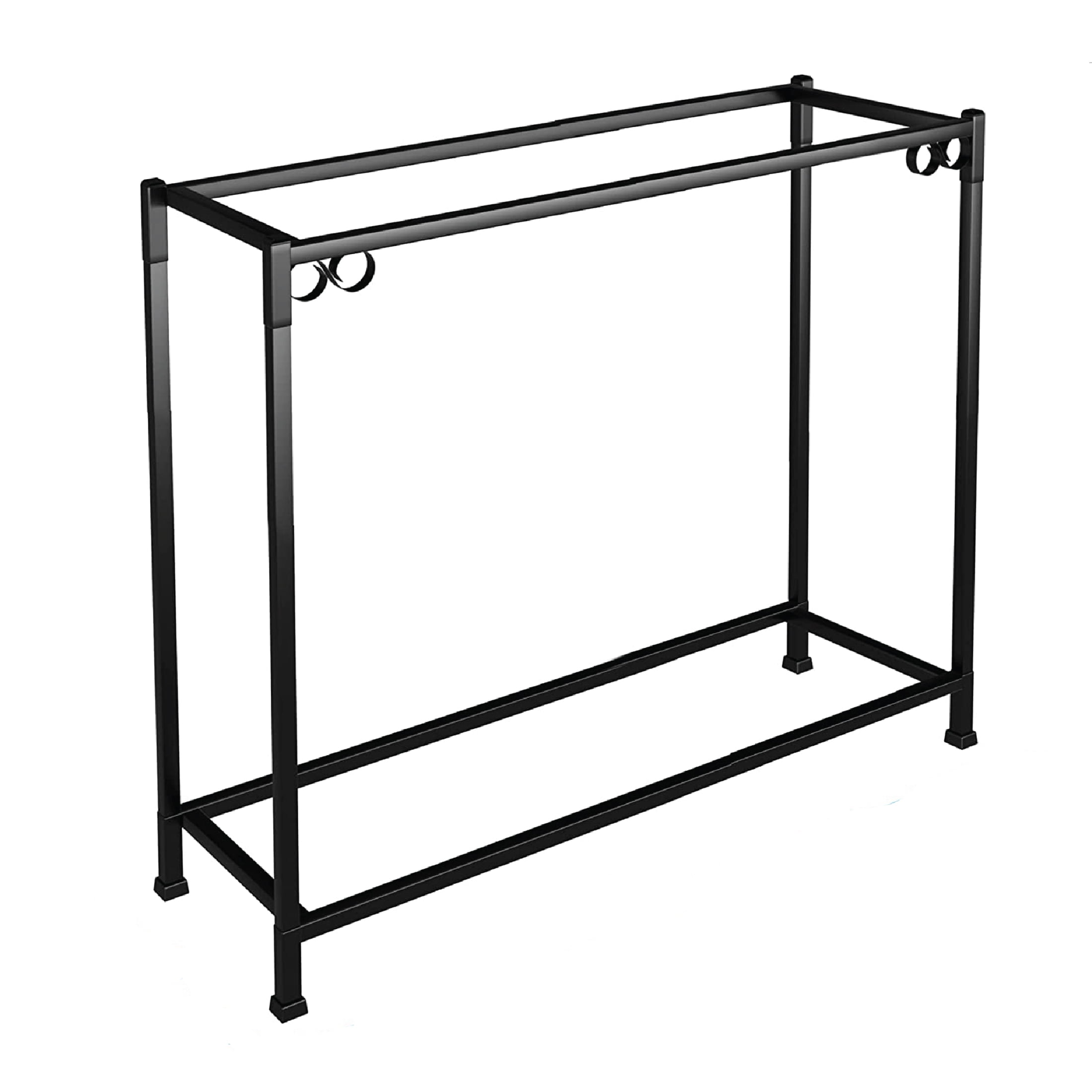 Caitec Titaneze 30 Gallon Powder Coated Square Steel Tubing Tank Stand, Black
