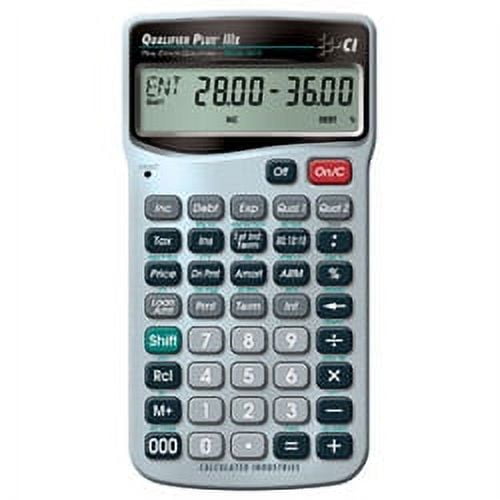 Calculated Industries 3415 QUALIFIER PLUS IIIX Calculator