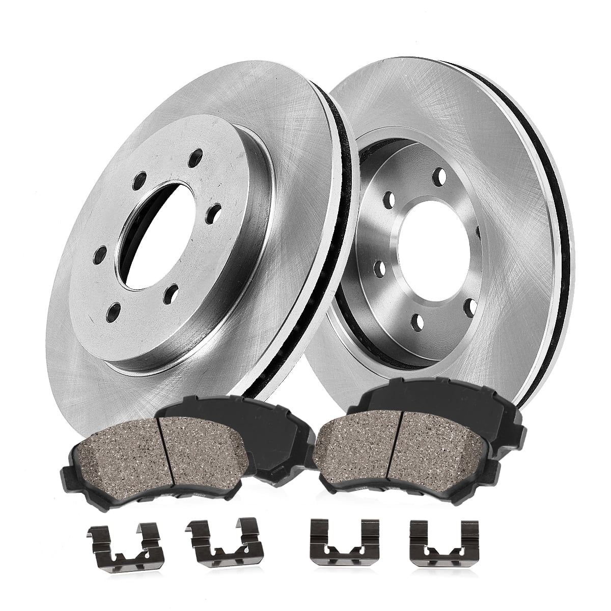 Callahan Brake Parts Brake Kit for Dodge Dakota 2000-2002, Dodge Durango 2000-2002 Front Replacement Brake Rotors with Ceramic Brake Pads EBYK018863
