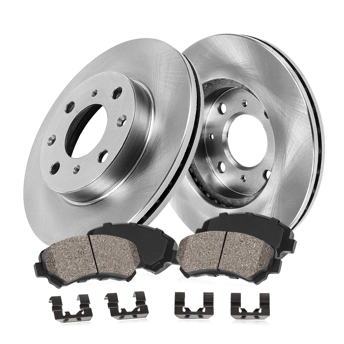 Callahan Brake Parts Brake Kit for Hyundai Sonata 2002-2003, Kia Optima 2001-2002 Front Replacement Brake Rotors with Ceramic Brake Pads EBYK028122