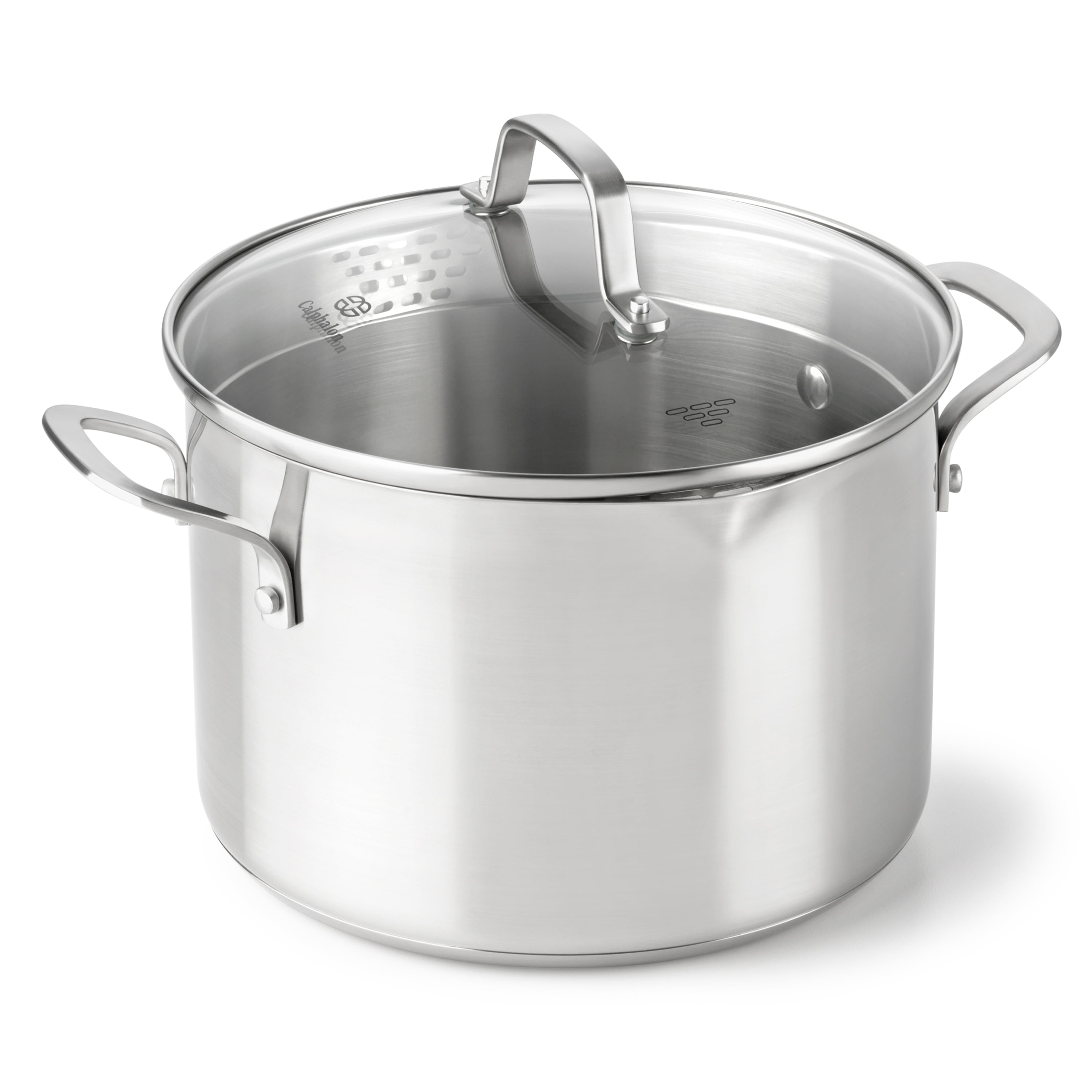 Calphalon Classic Stainless Steel 6-Quart Stock Pot with Cover, 1891274