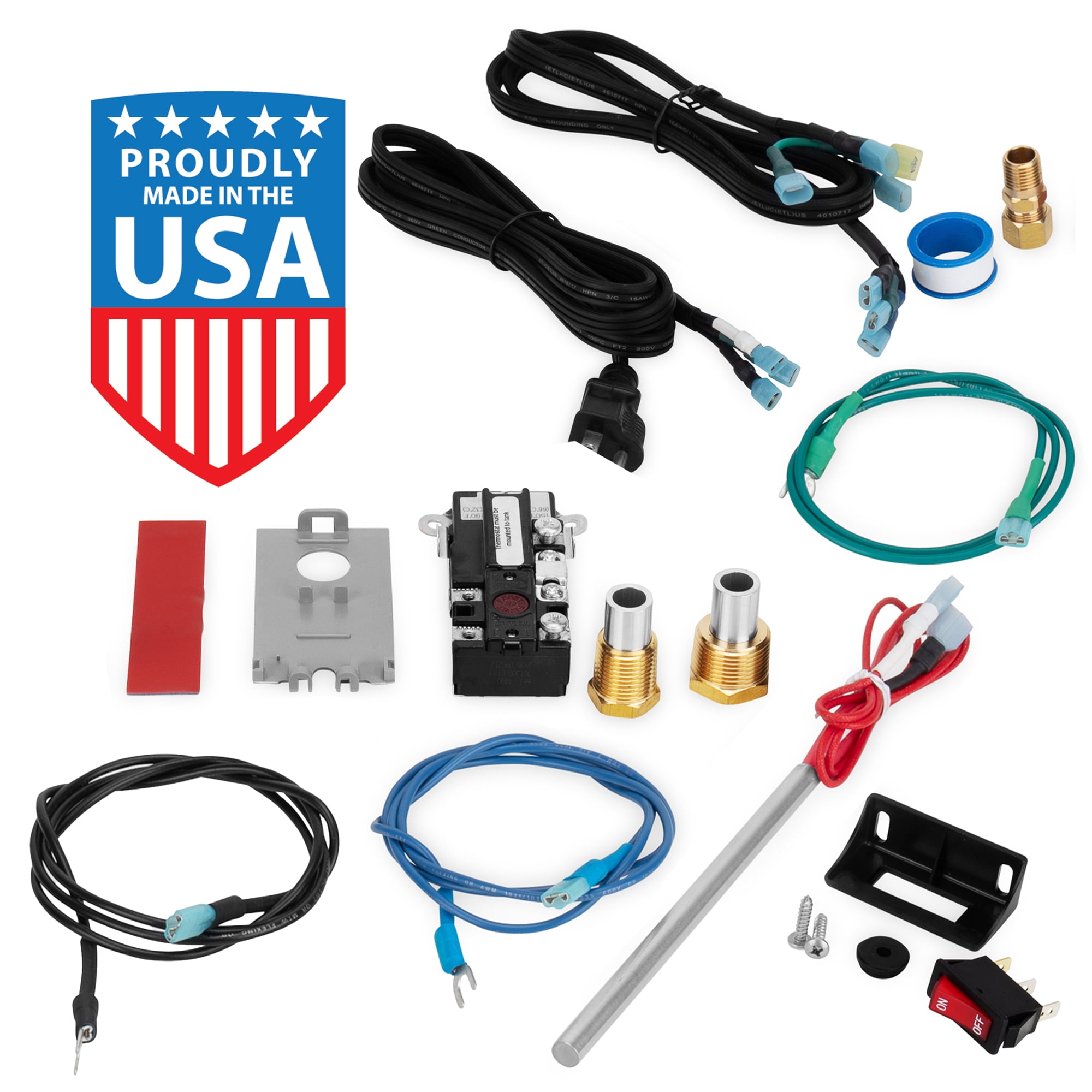 Camco 11673 - 6 gal. Water Heater Converter for Converting RV LP Gas Water Heaters to 120V Electricity On Demand