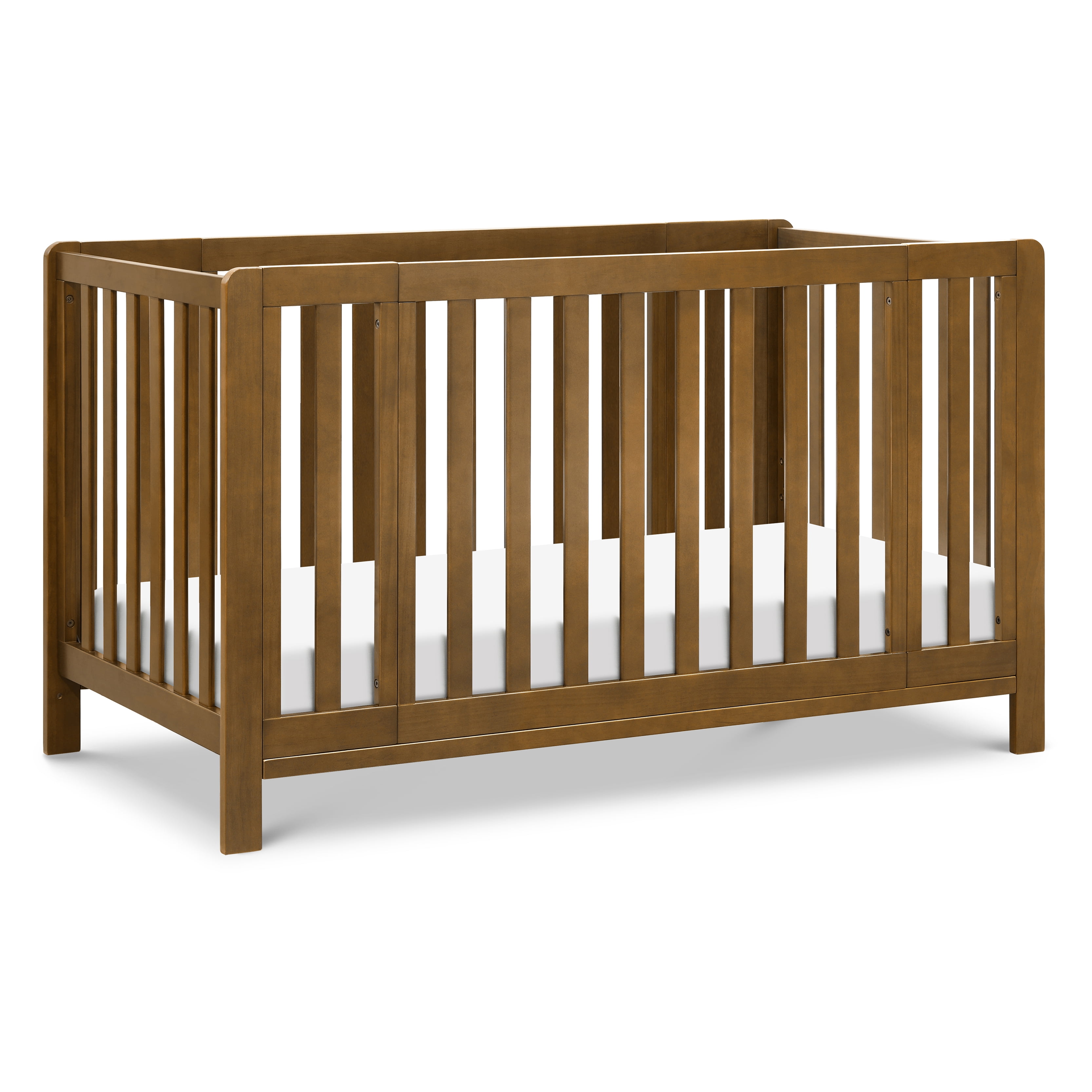 Carter's by daVinci Colby GROW 6-in-1 Convertible Bassinet to Crib, Walnut