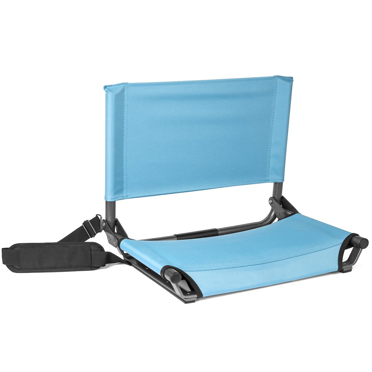 Cascade Mountain Tech Lightweight Stadium Seat for Bleachers - Light Blue