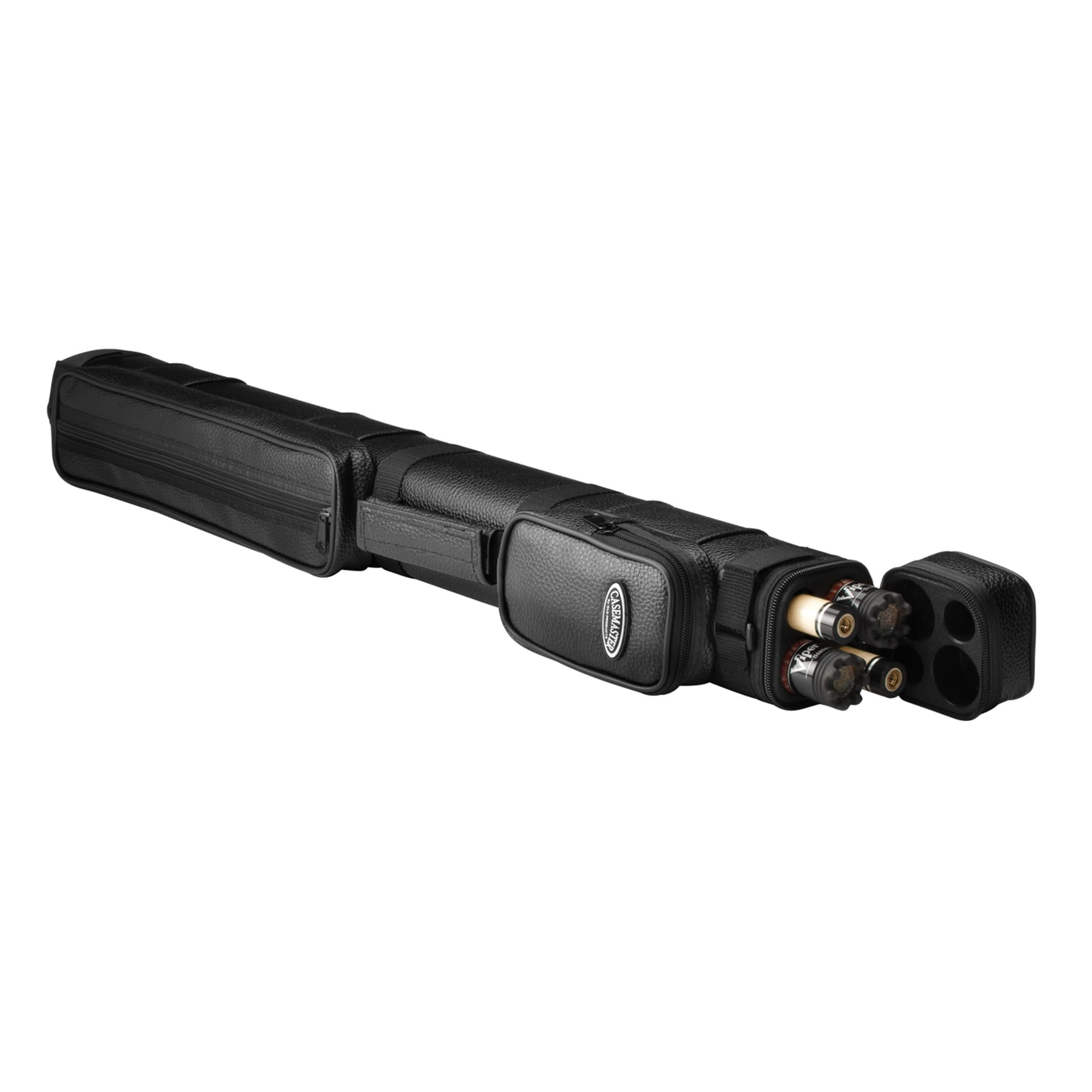 Casemaster Q-Vault Classic Billiard/Pool Cue Case, Fits 2 Butts and 2 Shafts